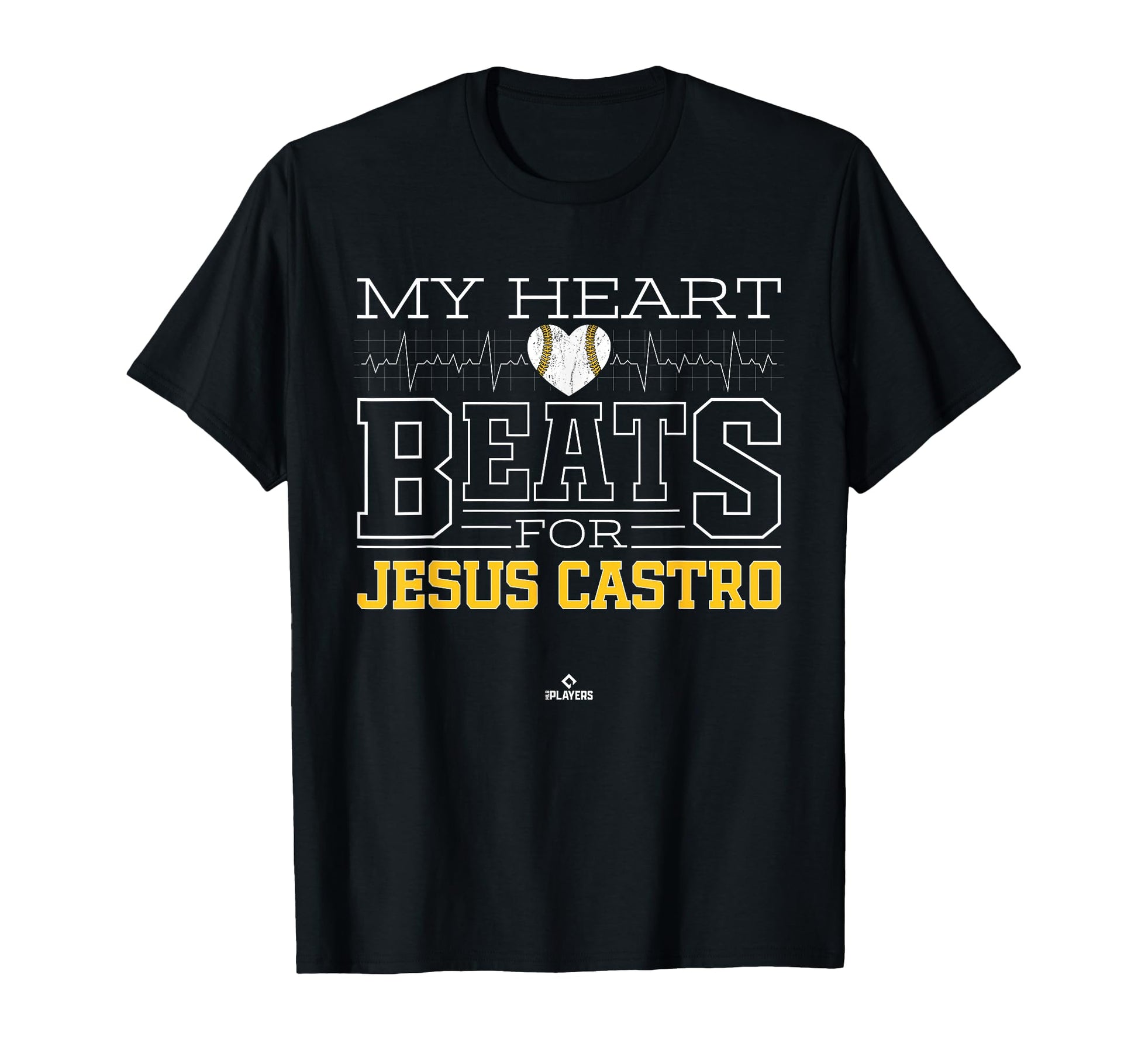 My Heart Beats Jesus Castro Prospect T-Shirt - Minimalist Print for Adults - T-Shirt, Sweatshirt, Hoodie