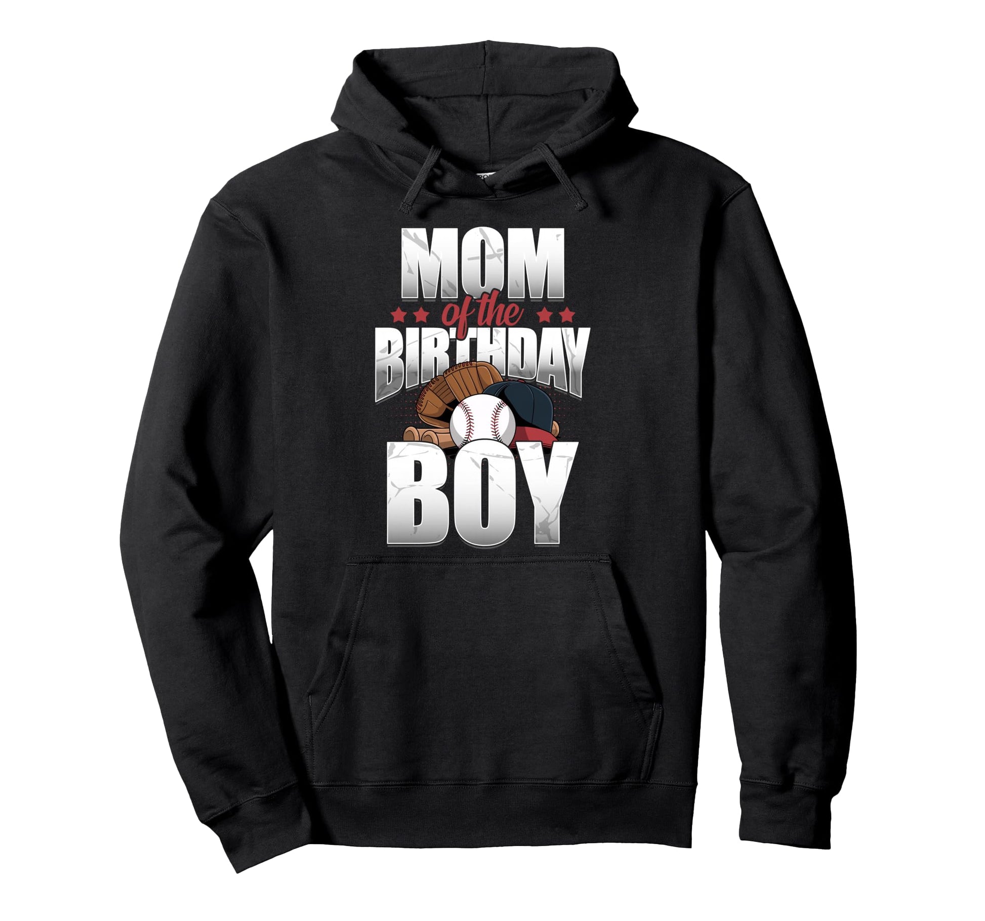 Mom Birthday Matching Baseball Birthday Hoodie - Aesthetic Graphic Unisex - T-Shirt, Sweatshirt, Hoodie