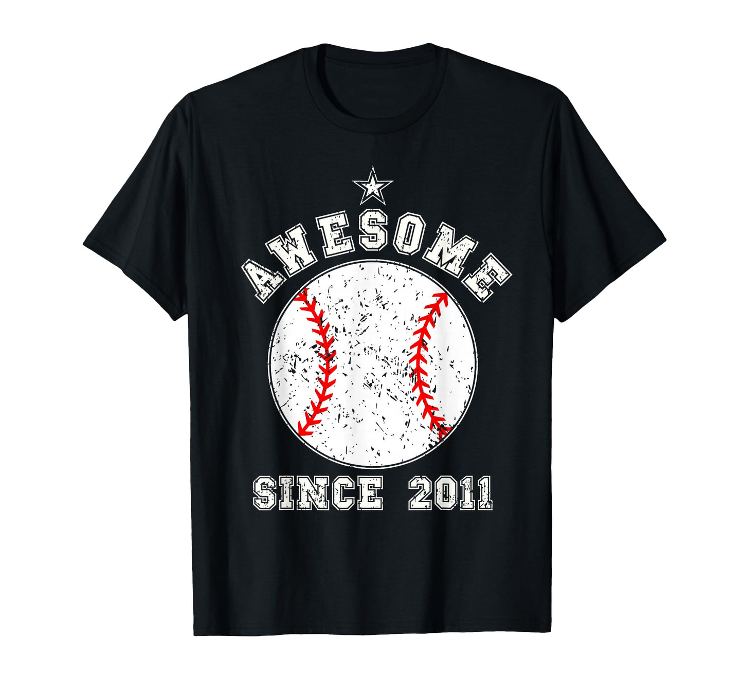 15 Year Old Baseball Awesome Since 2011 T-Shirt - Streetwear Style Unisex - T-Shirt, Sweatshirt, Hoodie