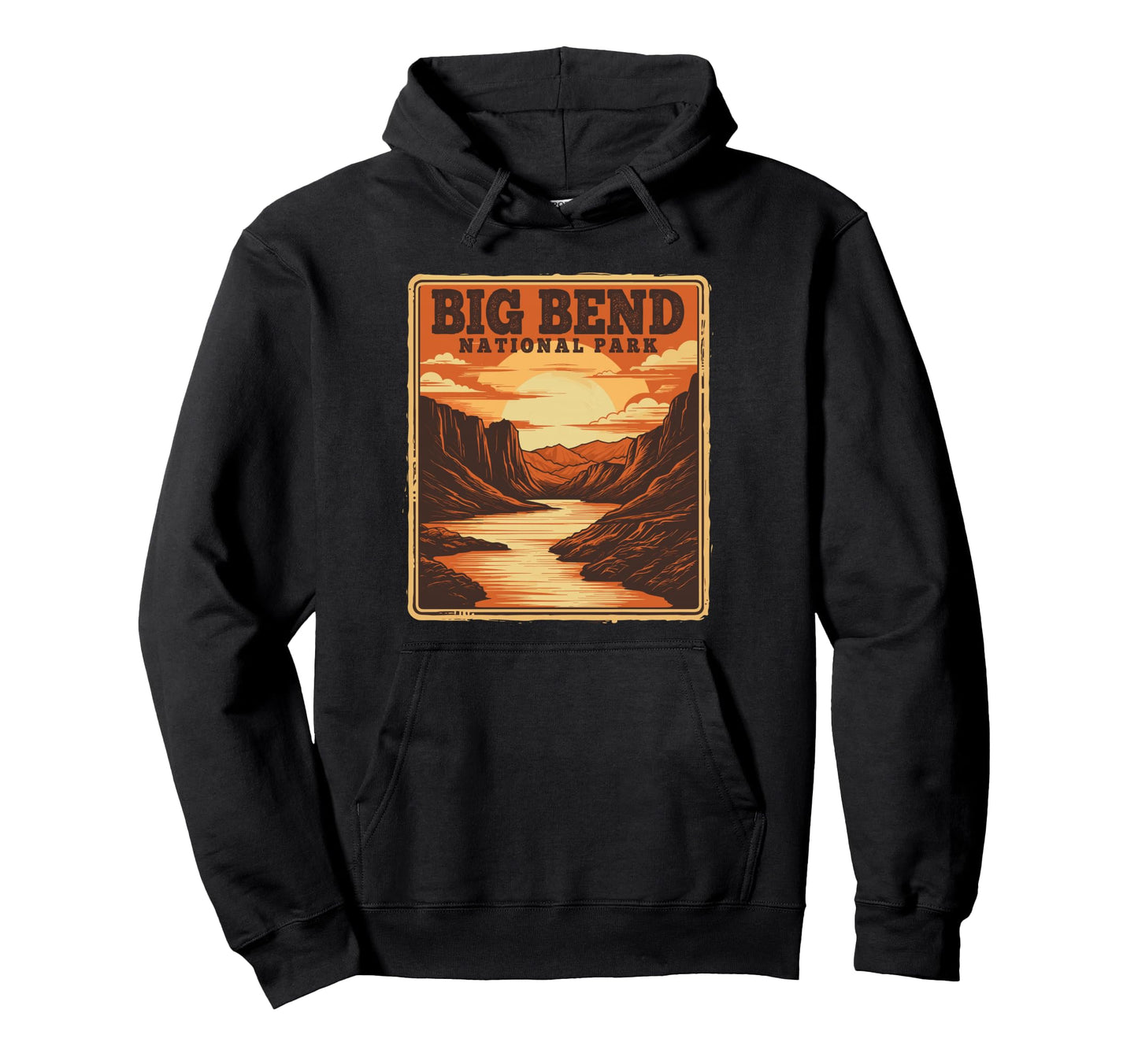 Big Bend National Park Texas Travel Hoodie - Fun Novelty Design Unisex - T-Shirt, Sweatshirt, Hoodie