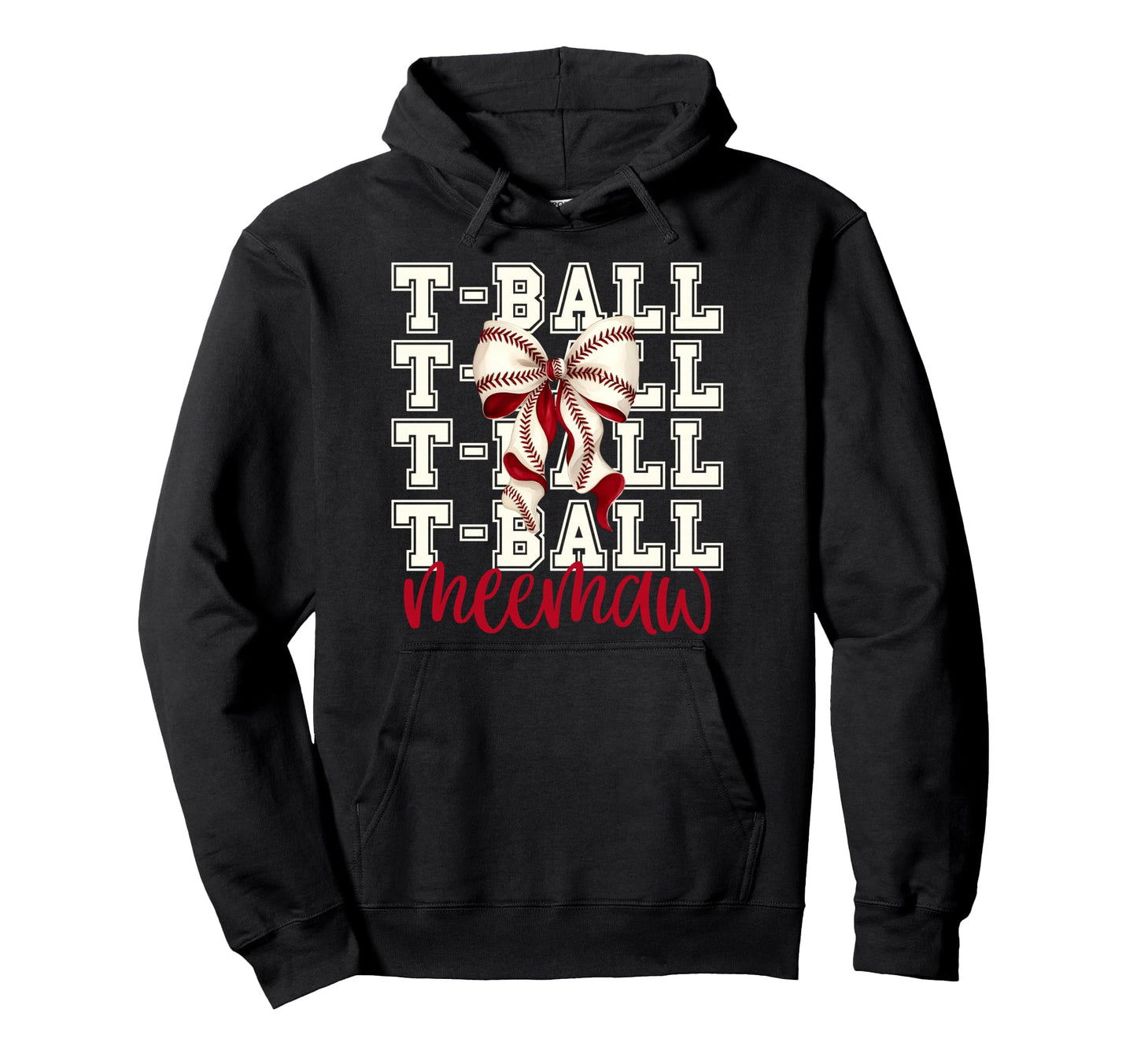 Tball Meemaw Teeball T Ball Hoodie - Casual Everyday Wear for Adults - T-Shirt, Sweatshirt, Hoodie