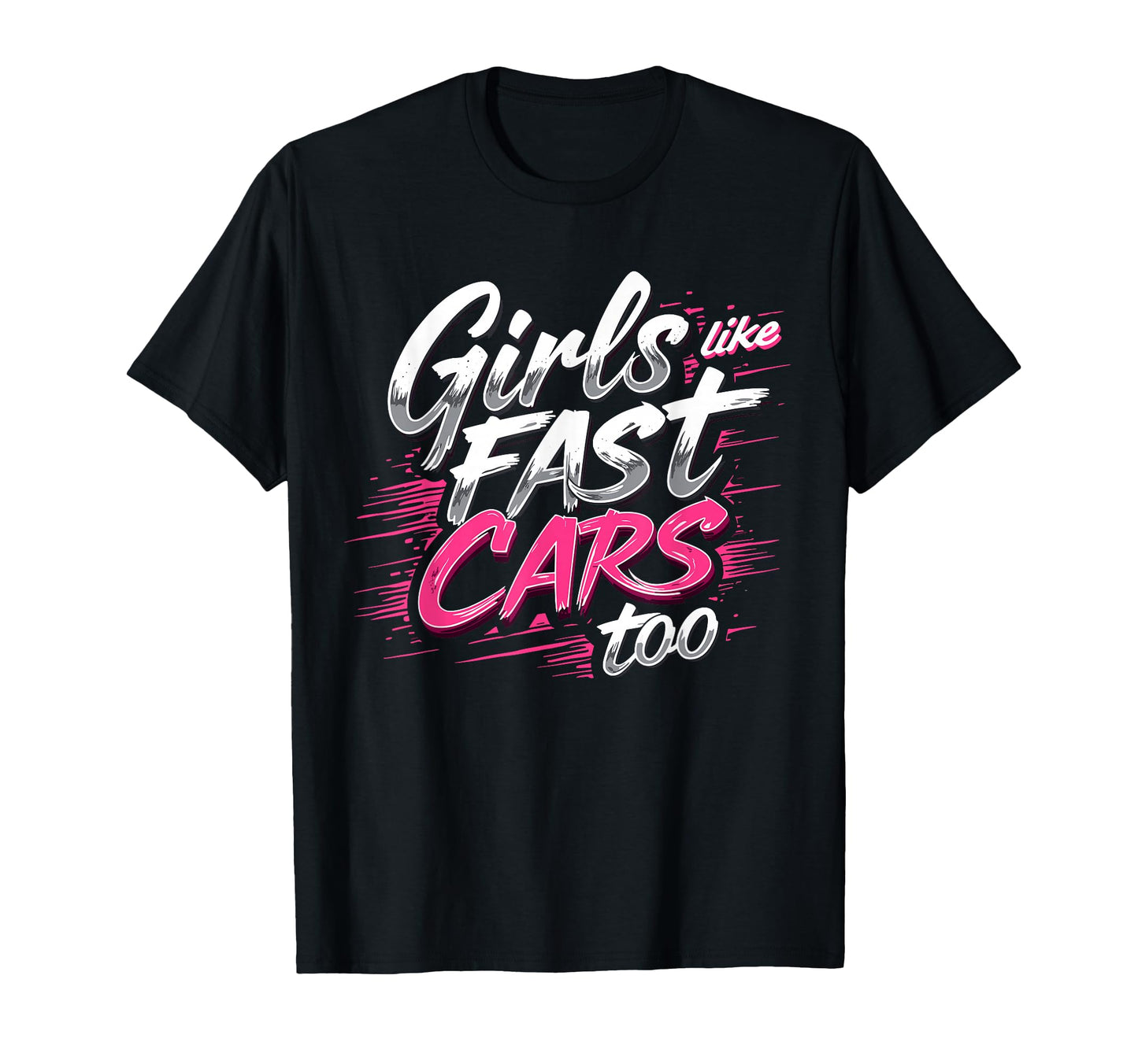 Like Fast Cars Too Fun Racing Lover T-Shirt - Minimalist Print for Adults - T-Shirt, Sweatshirt, Hoodie