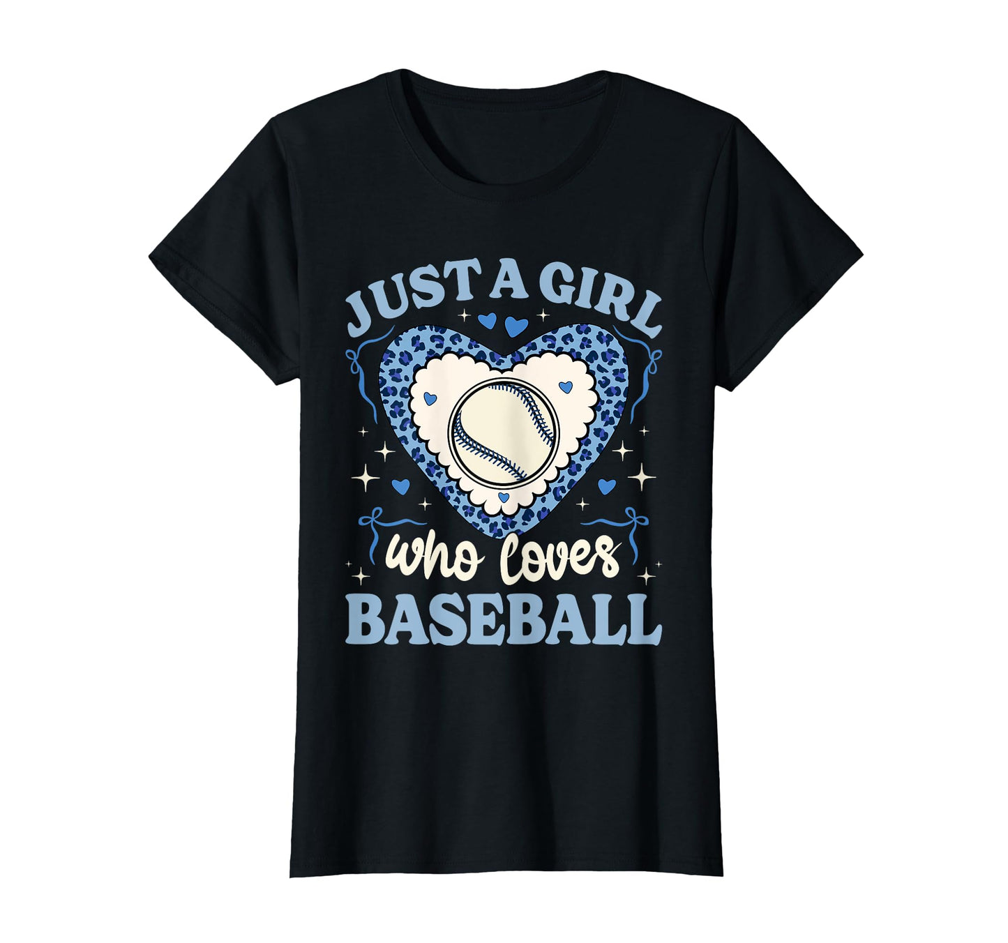 Just Who Loves Baseball Leopard T-Shirt - Custom Art Print Men Women - T-Shirt, Sweatshirt, Hoodie