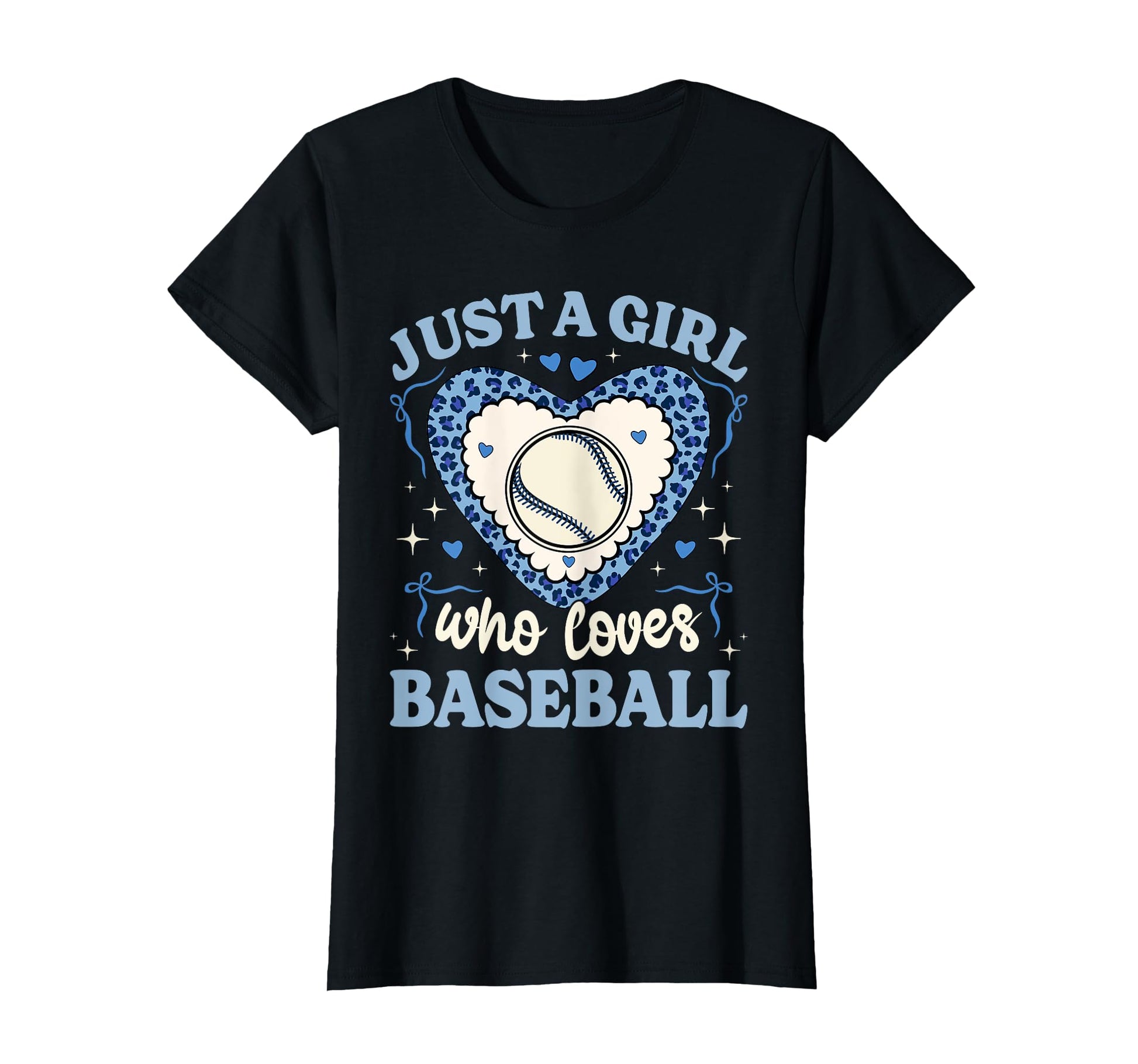 Just Who Loves Baseball Leopard T-Shirt - Custom Art Print Men Women - T-Shirt, Sweatshirt, Hoodie