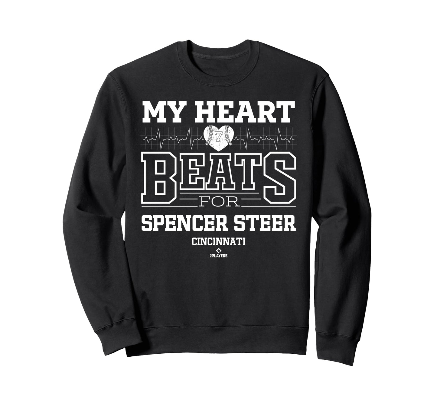 My Heart Beats Spencer Steer Sweatshirt - Minimalist Print Men Women - T-Shirt, Sweatshirt, Hoodie