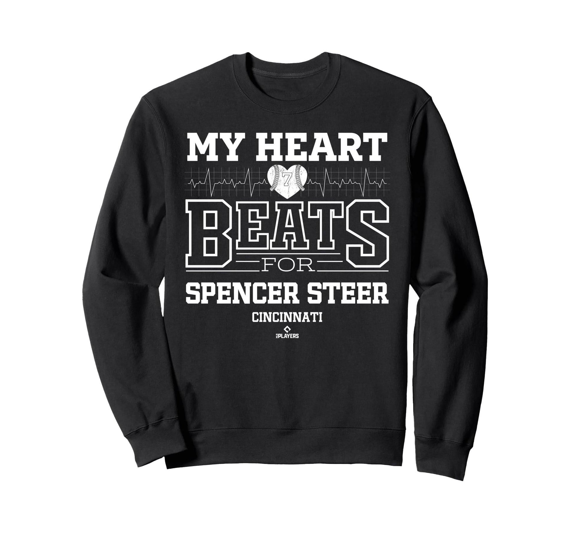 My Heart Beats Spencer Steer Sweatshirt - Minimalist Print Men Women - T-Shirt, Sweatshirt, Hoodie