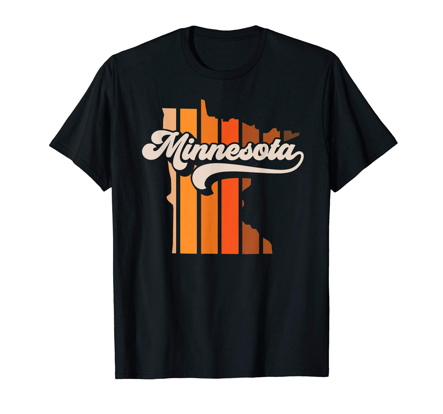 Minnesota 70S Stripe State T-Shirt - Fun Novelty Design Men Women - T-Shirt, Sweatshirt, Hoodie
