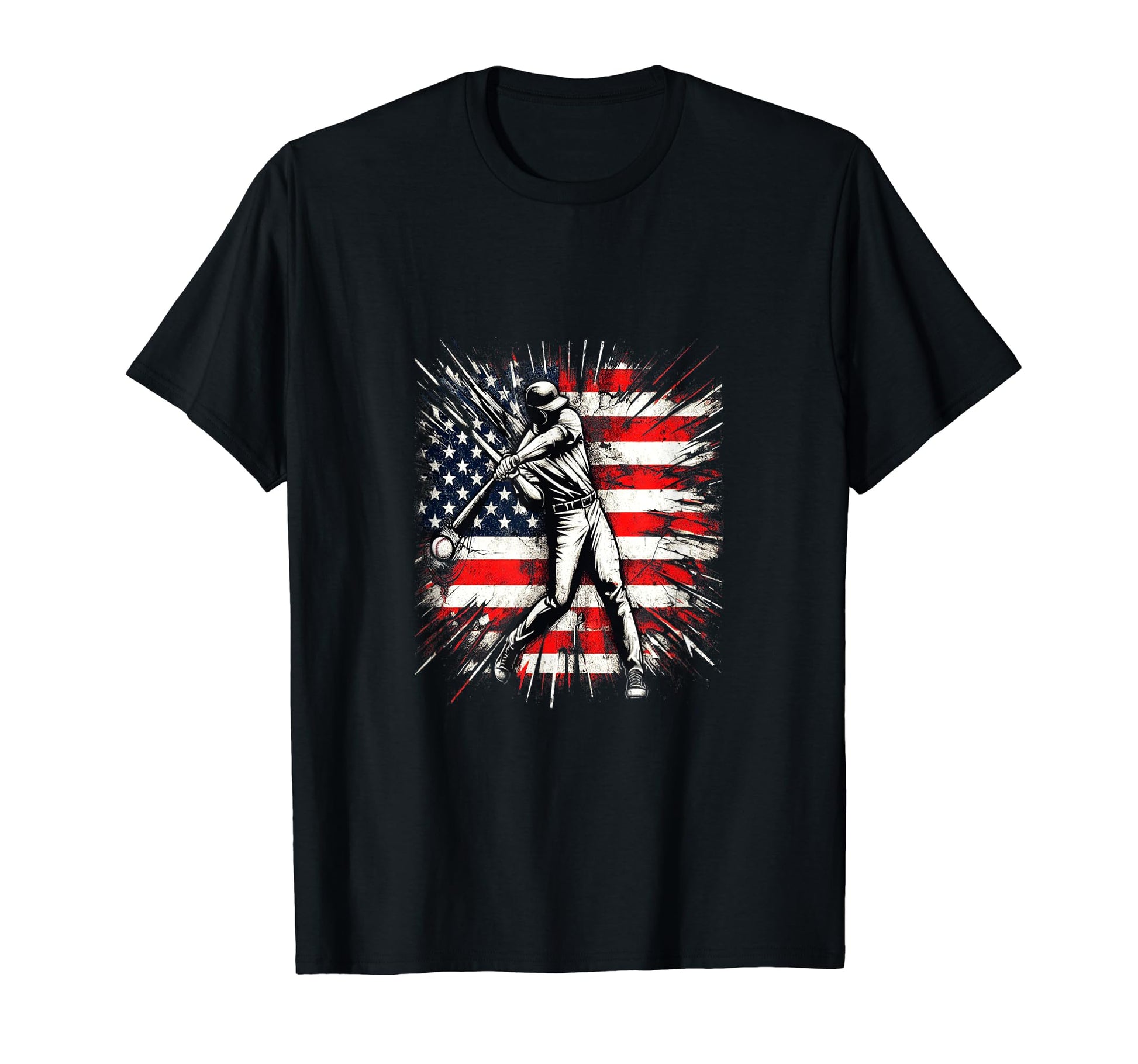 Distressed American Flag Gift Patriot T-Shirt - Unique Graphic Unisex - T-Shirt, Sweatshirt, Hoodie