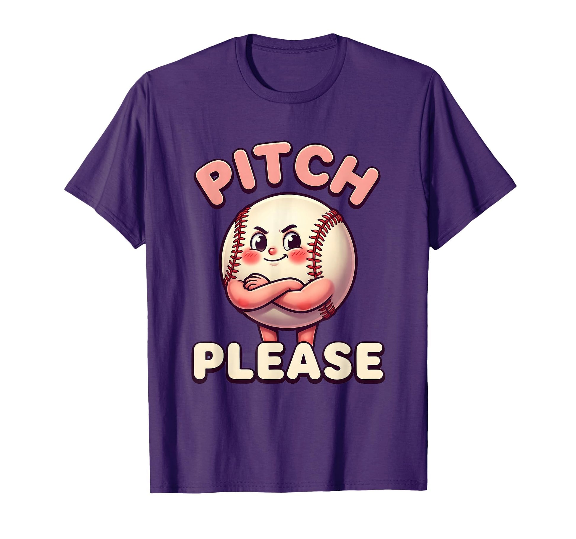 Pitch Please Funny Softball T-Shirt - Casual Everyday Wear Men Women - T-Shirt, Sweatshirt, Hoodie