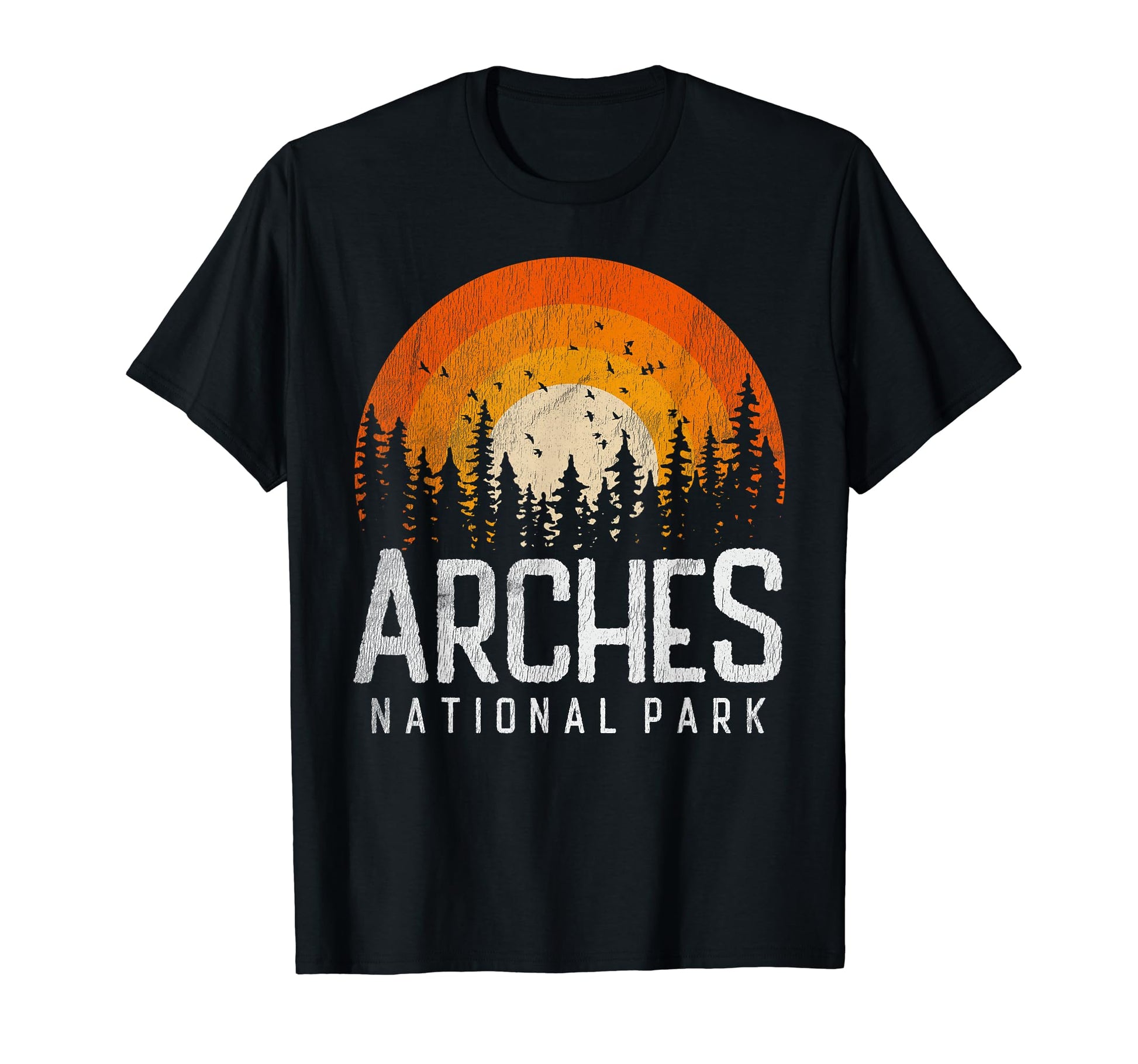 Arches Us National Park Utah 80S Gift T-Shirt - Casual Everyday Wear Unisex - T-Shirt, Sweatshirt, Hoodie