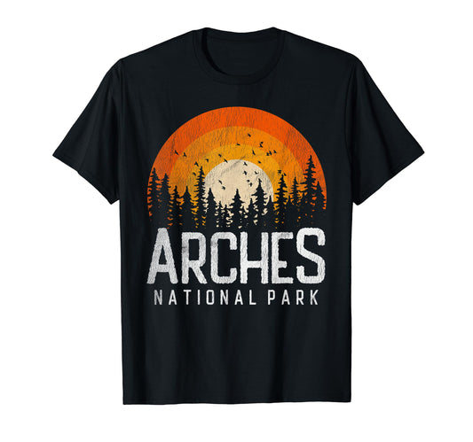 Arches Us National Park Utah 80S Gift T-Shirt - Casual Everyday Wear Unisex - T-Shirt, Sweatshirt, Hoodie