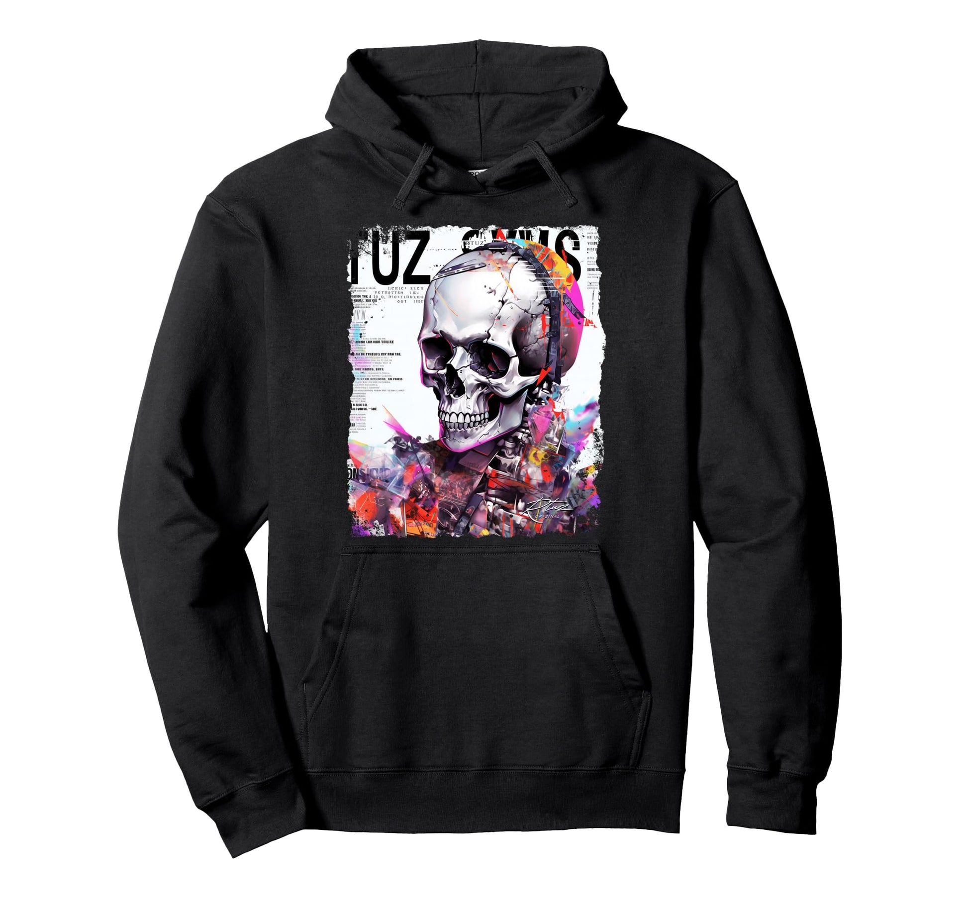 Aesthetic Streetwear Skull Hoodie - Minimalist Print for Adults - T-Shirt, Sweatshirt, Hoodie
