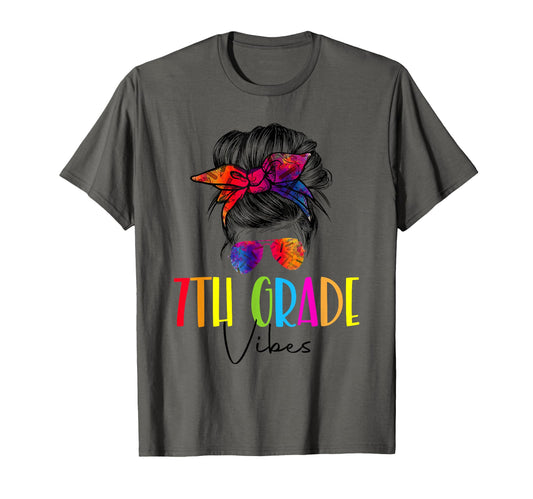Back To School Seventh Grade Vibes T-Shirt - Minimalist Print for Adults - T-Shirt, Sweatshirt, Hoodie