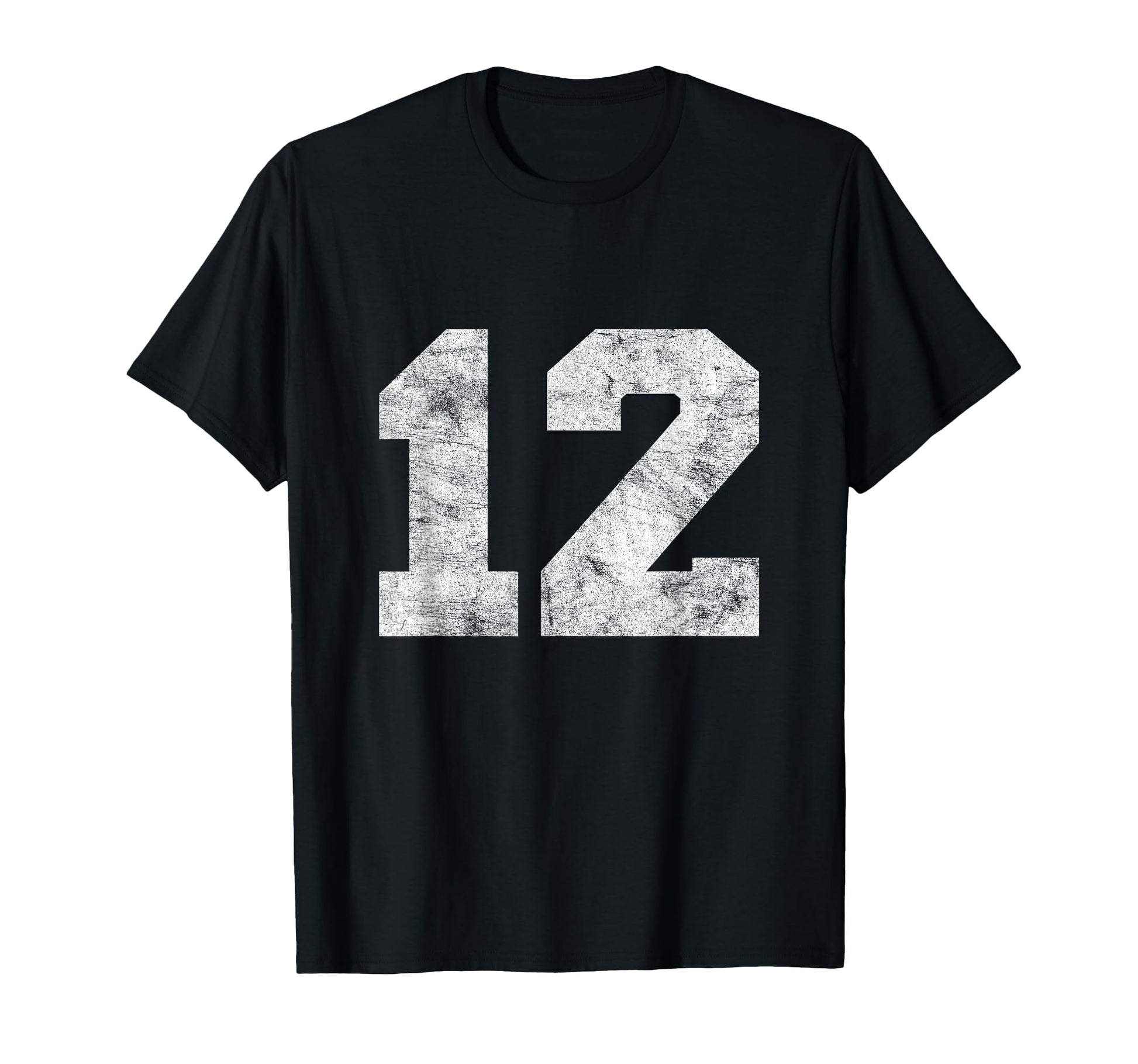 Lucky Number 12 Birthday Sports Player T-Shirt - Fun Novelty Design Unisex - T-Shirt, Sweatshirt, Hoodie