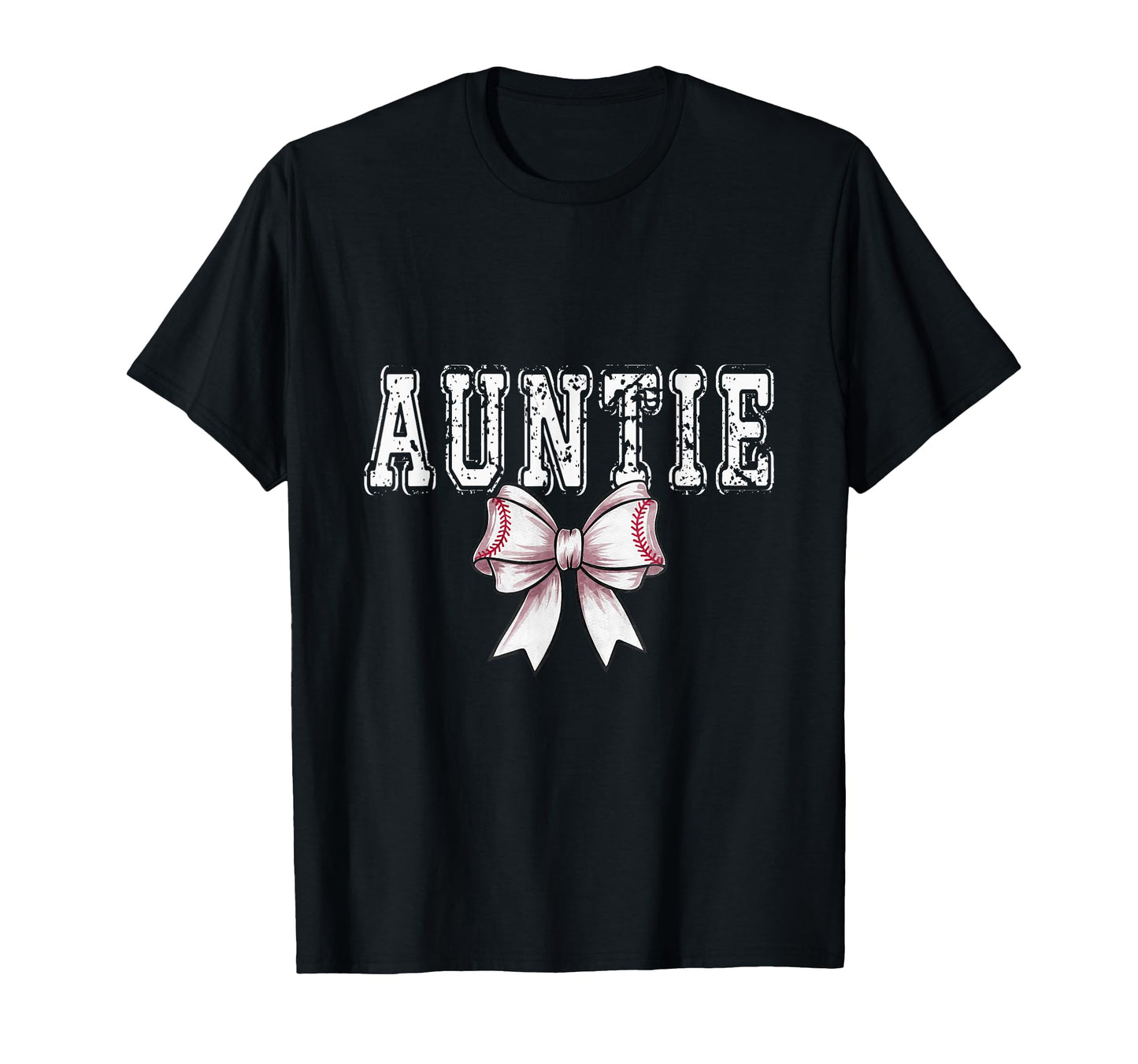 Coquette Baseball Auntie Spirit T-Shirt - Graphic Print Men Women - T-Shirt, Sweatshirt, Hoodie