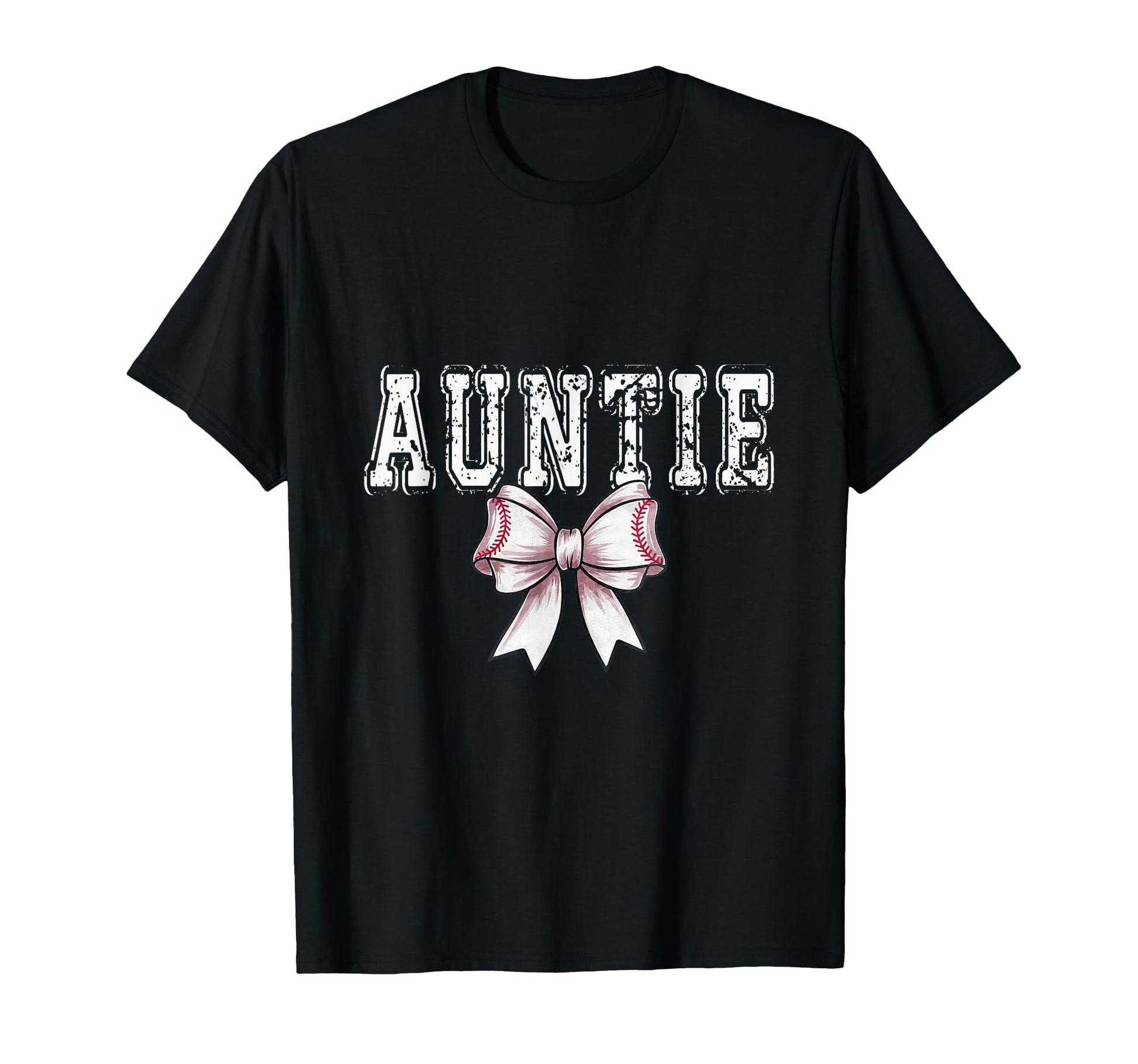 Coquette Baseball Auntie Spirit T-Shirt - Graphic Print Men Women - T-Shirt, Sweatshirt, Hoodie