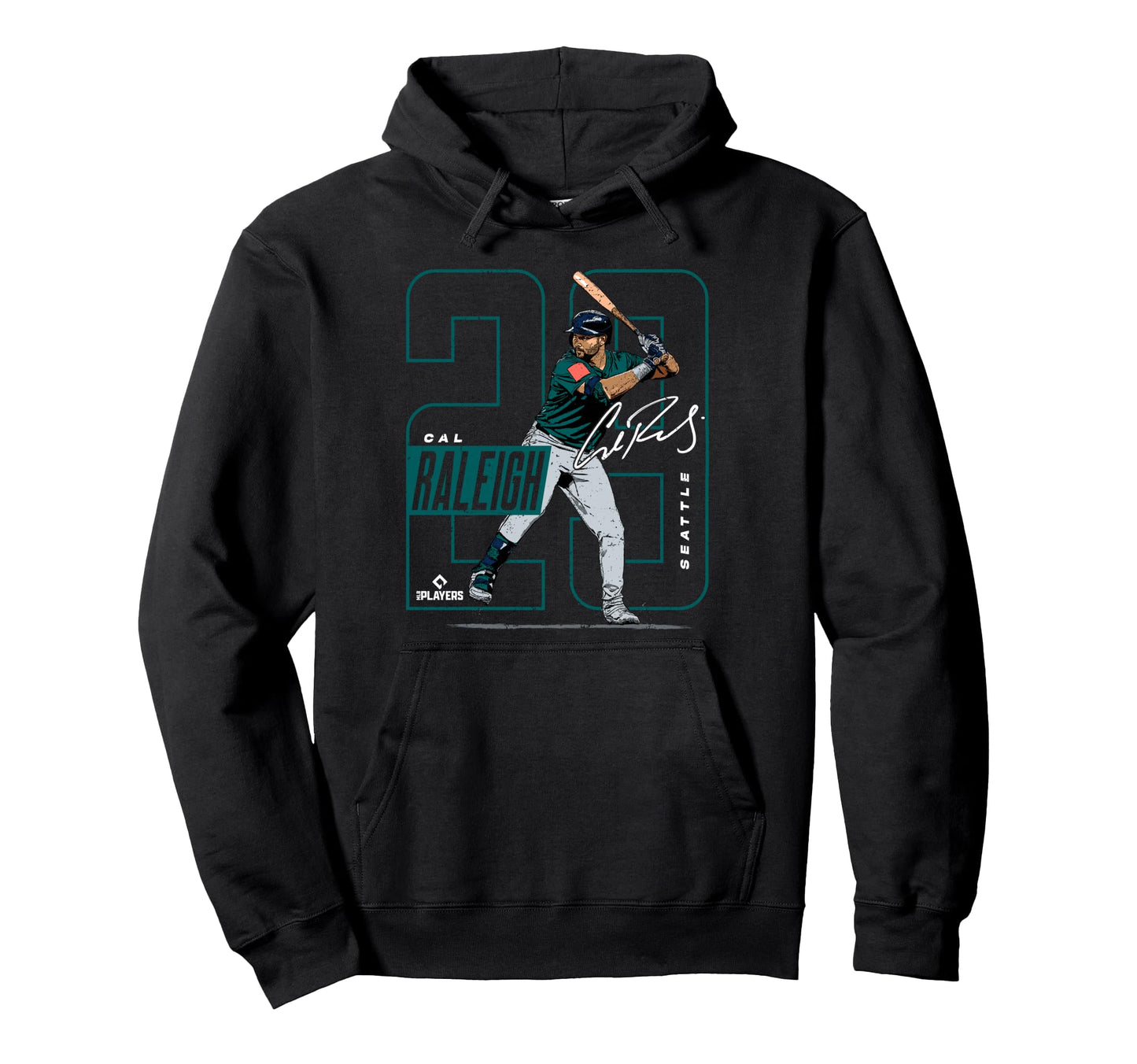 Cal Raleigh Seattle Mlb Baseball Hoodie - Unique Graphic for Adults - T-Shirt, Sweatshirt, Hoodie