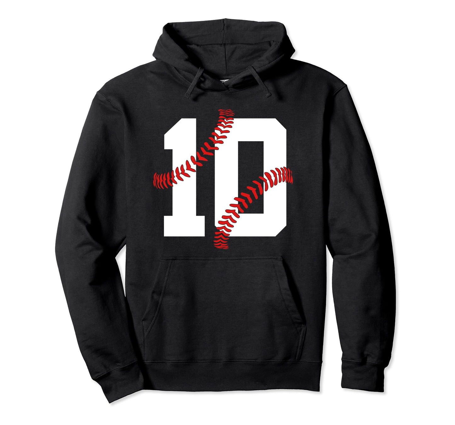 10 Years Baseball 10Th Birthday Hoodie - Streetwear Style for Adults - T-Shirt, Sweatshirt, Hoodie