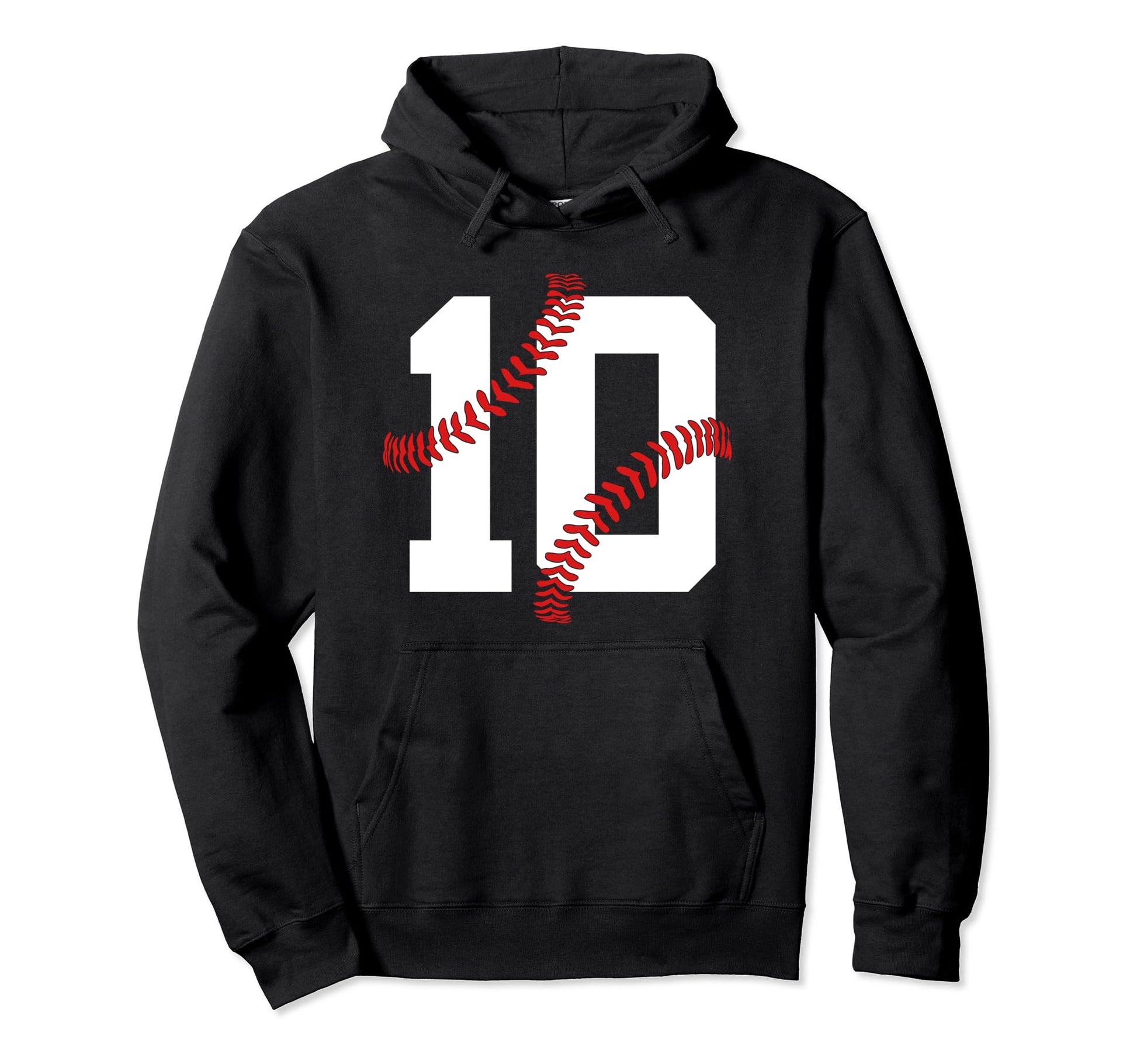 10 Years Baseball 10Th Birthday Hoodie - Streetwear Style for Adults - T-Shirt, Sweatshirt, Hoodie