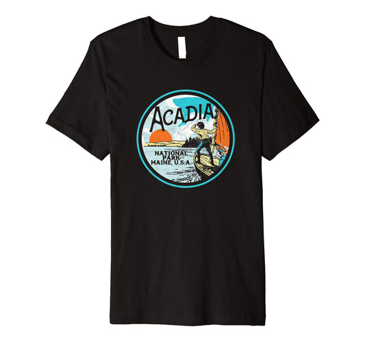 Acadia National Park Maine T-Shirt - Custom Art Print Men Women - T-Shirt, Sweatshirt, Hoodie