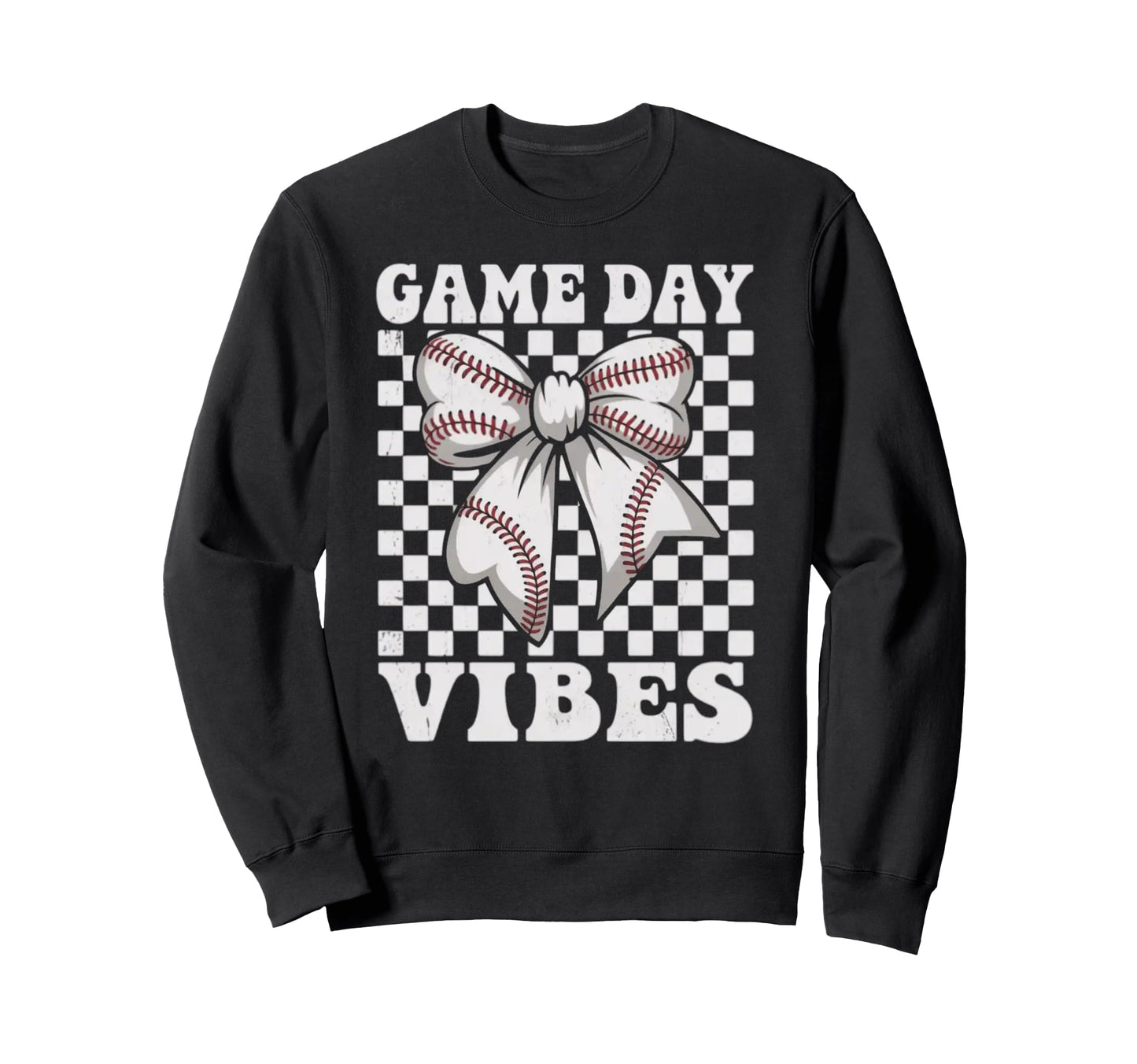Game Day Vibes Coquette Bow Sweatshirt - Streetwear Style for Adults - T-Shirt, Sweatshirt, Hoodie