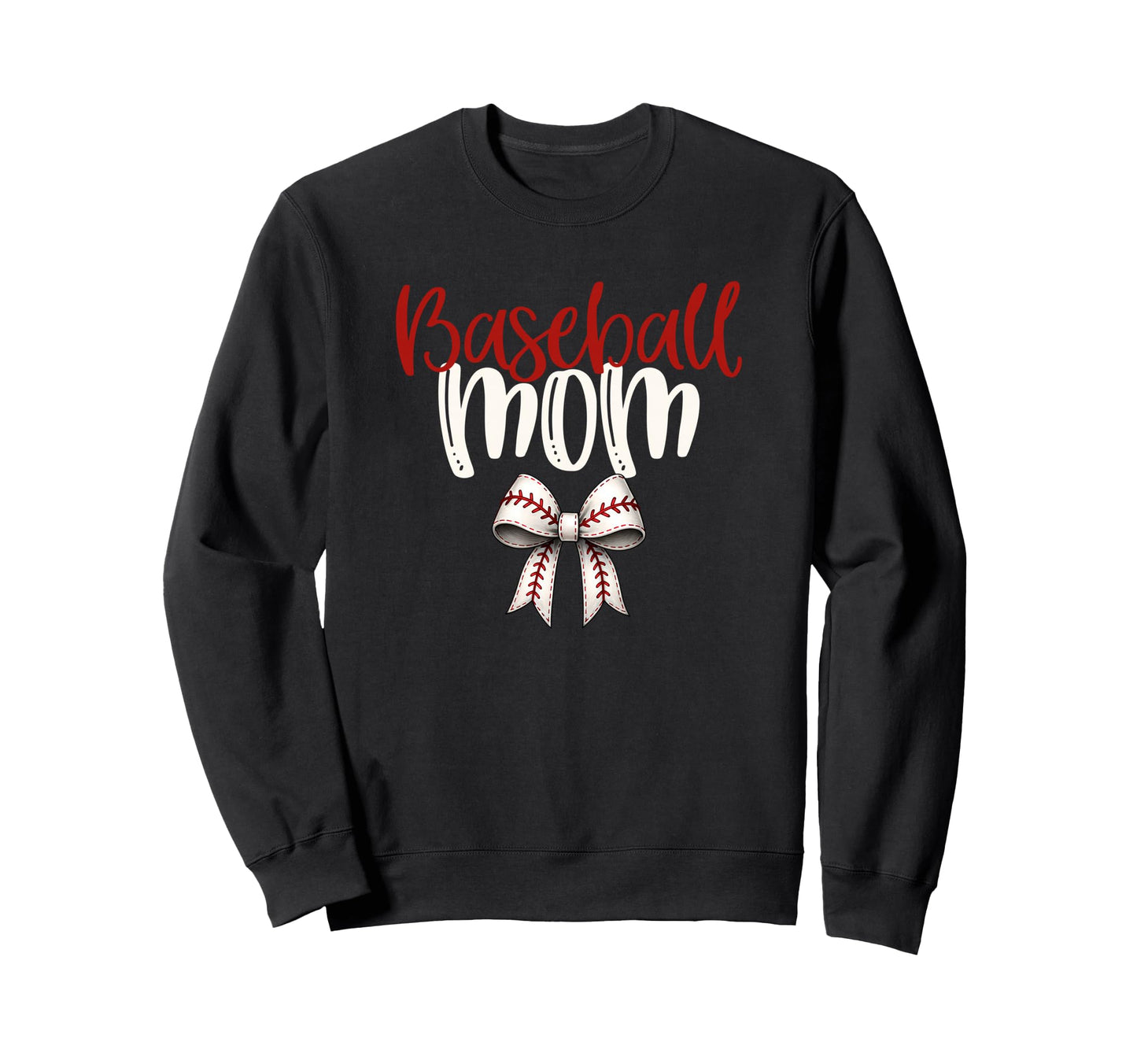 Baseball Mom Coquette Bow Game Day Sweatshirt - Streetwear Style Men Women - T-Shirt, Sweatshirt, Hoodie
