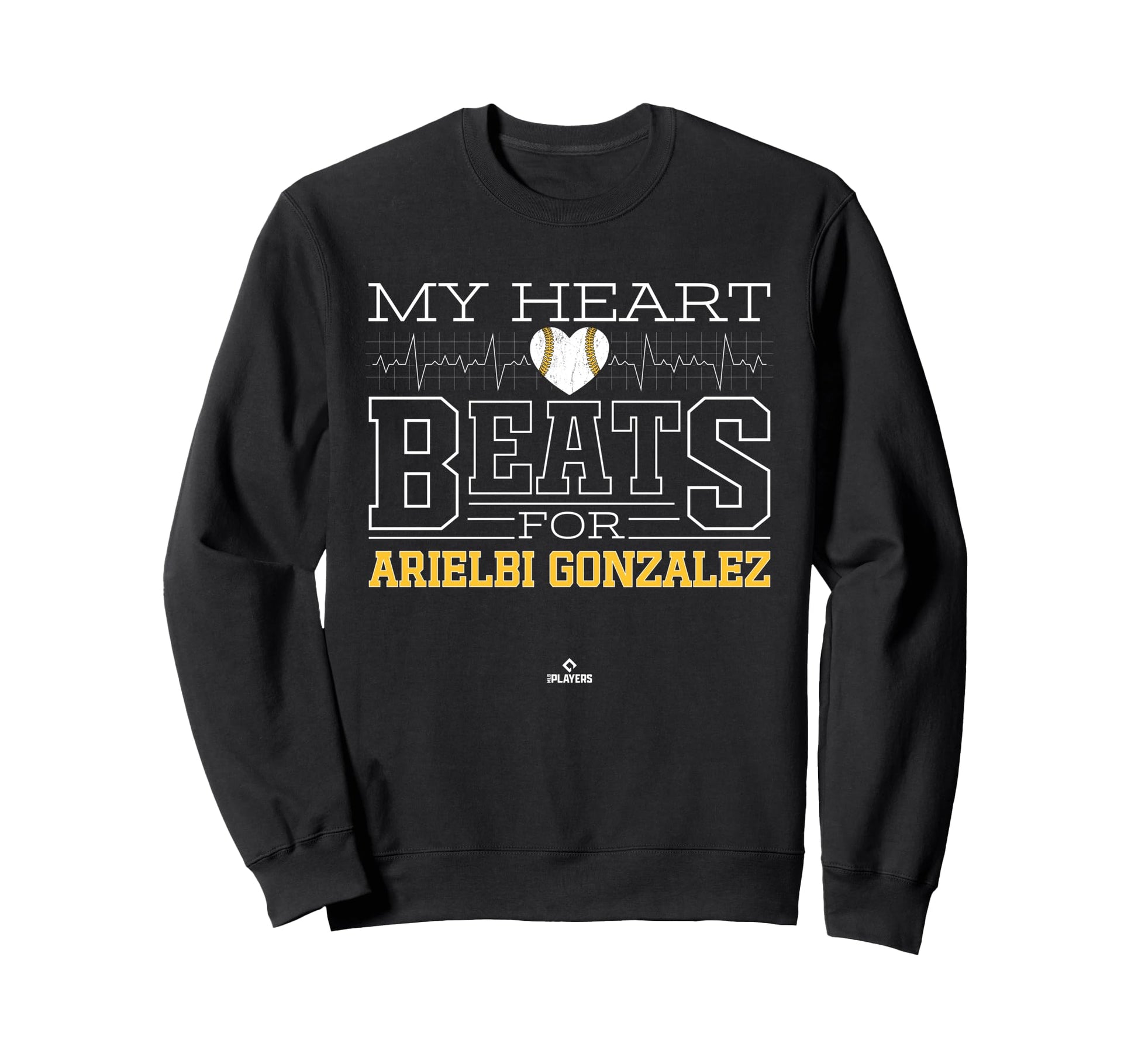 My Heart Beats Arielbi Gonzalez Sweatshirt - Fun Novelty Design Unisex - T-Shirt, Sweatshirt, Hoodie