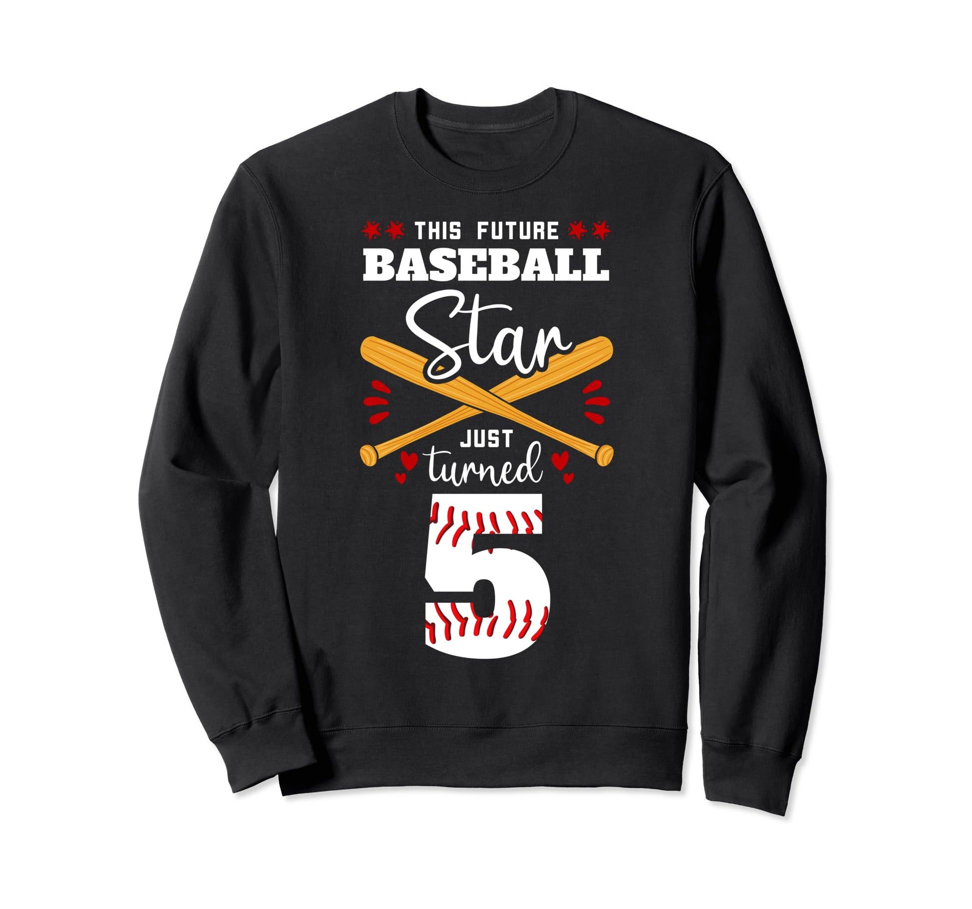 This Future Baseball Star Just Sweatshirt - Custom Art Print for Adults - T-Shirt, Sweatshirt, Hoodie