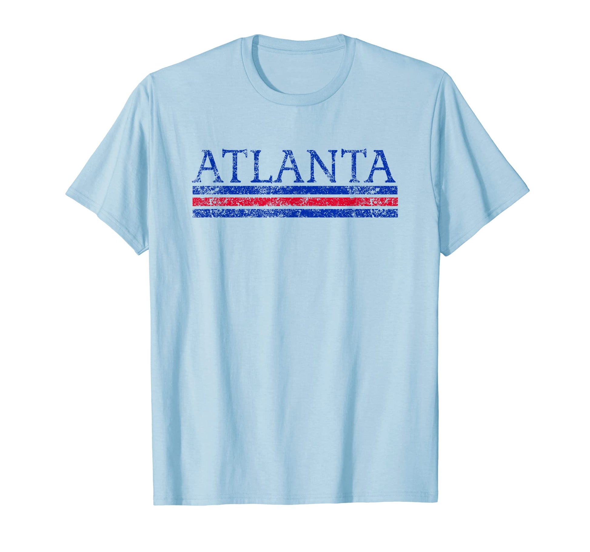Atlanta Georgia Weathered Stripe T-Shirt - Streetwear Style Unisex - T-Shirt, Sweatshirt, Hoodie