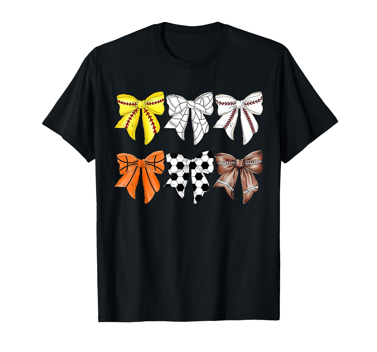 Sports Coquette Bow Football Volleyball T-Shirt - Aesthetic Graphic Unisex - T-Shirt, Sweatshirt, Hoodie