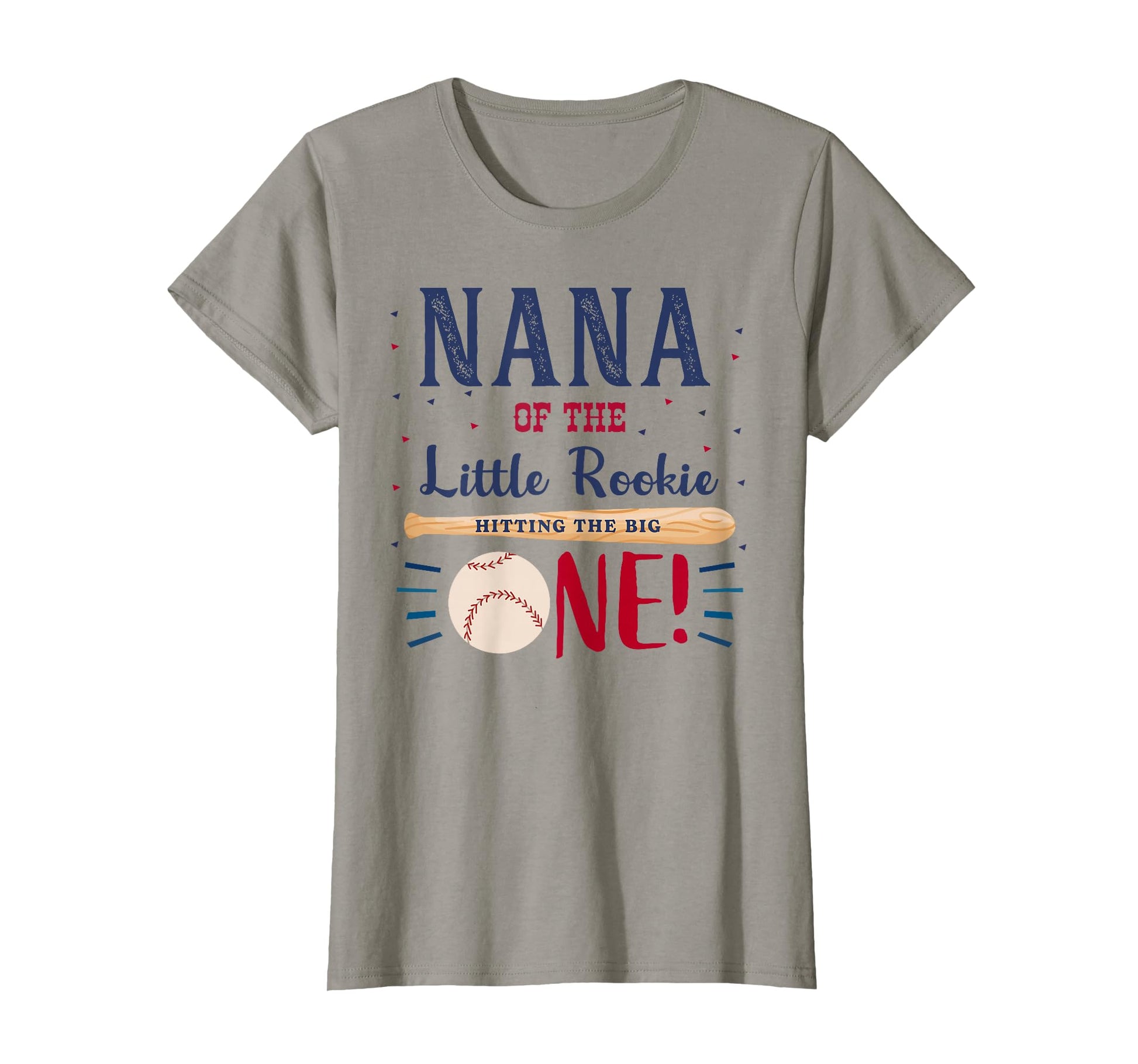 Nana First Birthday Little Rookie T-Shirt - Fun Novelty Design Men Women - T-Shirt, Sweatshirt, Hoodie