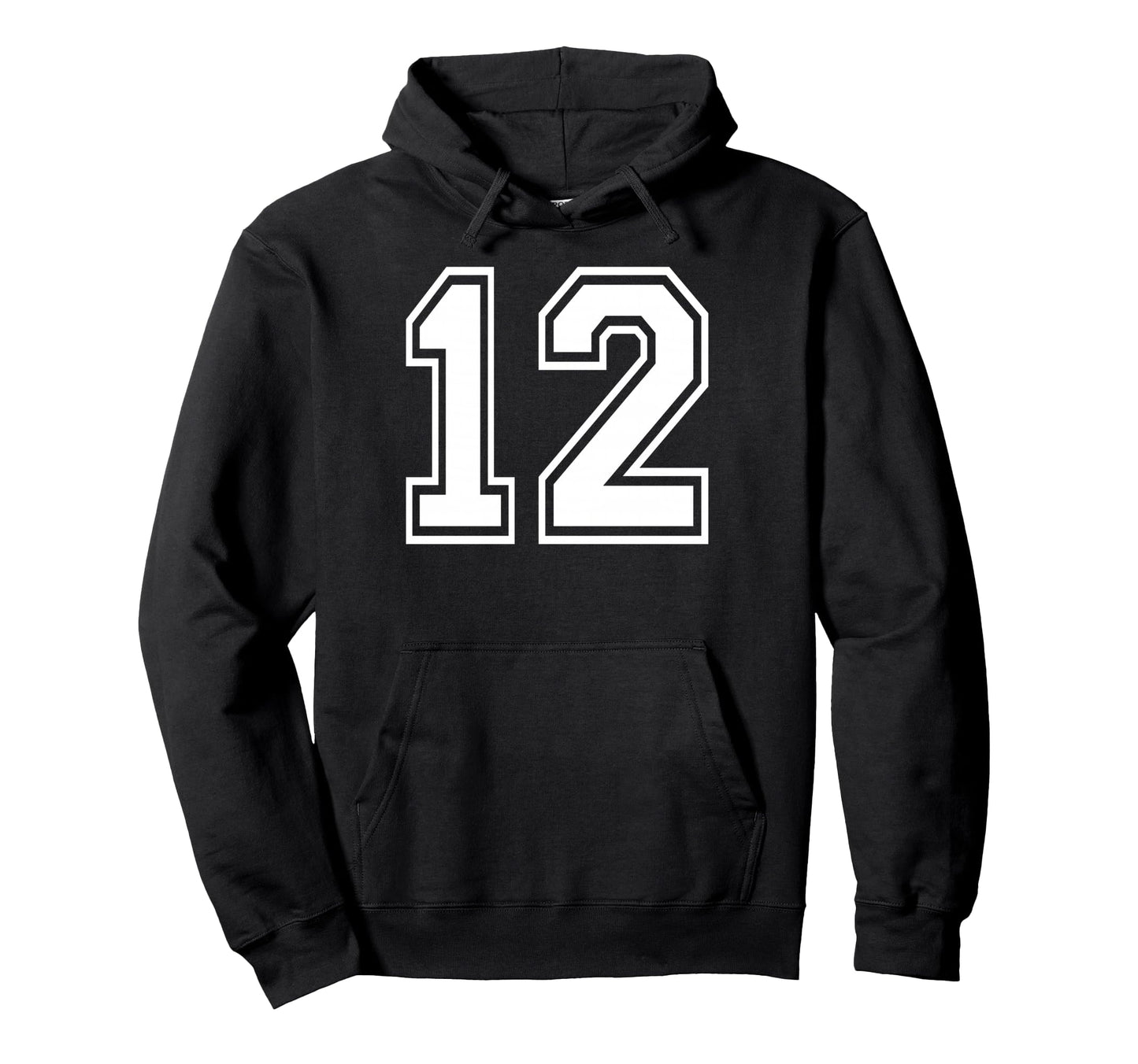 12 Number Twelve Team Sports Matching Hoodie - Streetwear Style Unisex - T-Shirt, Sweatshirt, Hoodie
