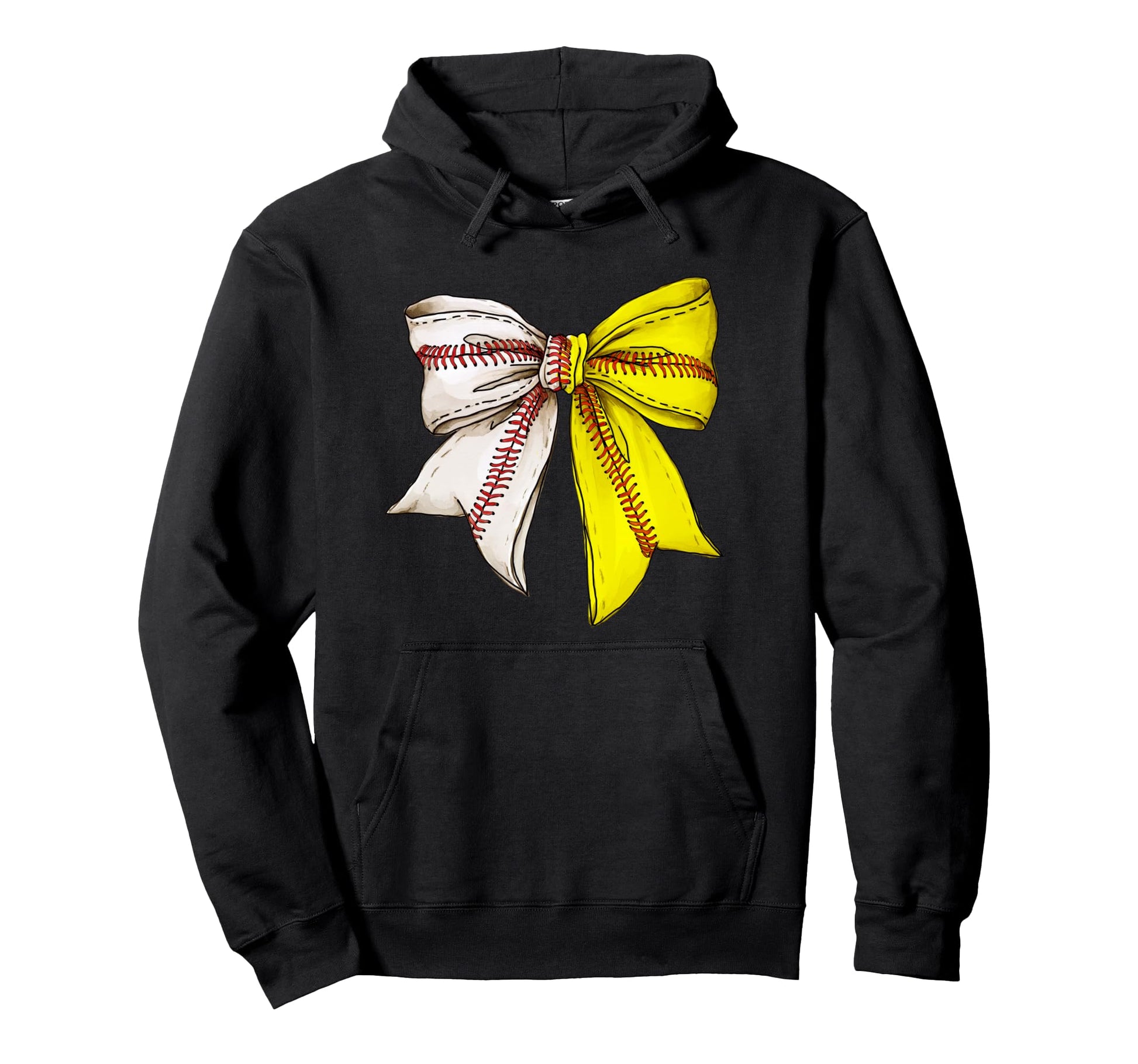 Softball And Baseball Mom Coquette Bow Game Hoodie - Trendy Graphic Unisex - T-Shirt, Sweatshirt, Hoodie