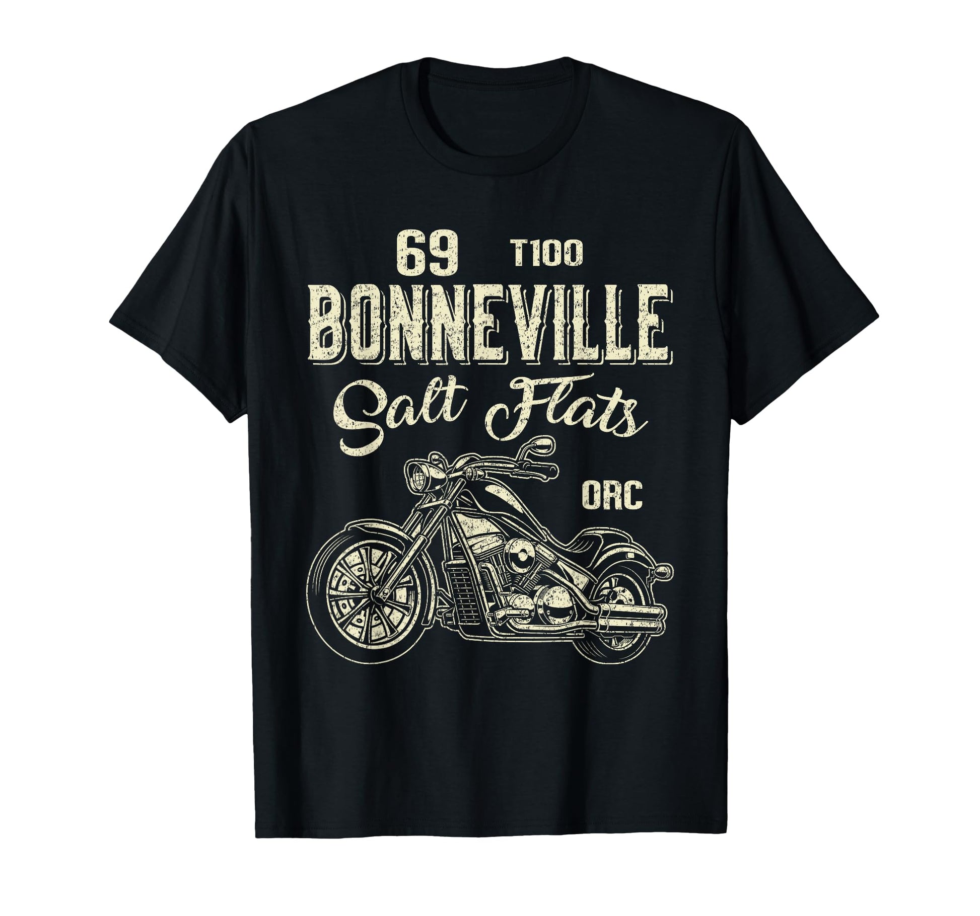 Bonneville Salt Flats Motorcycle Rider T-Shirt - Graphic Print for Adults - T-Shirt, Sweatshirt, Hoodie