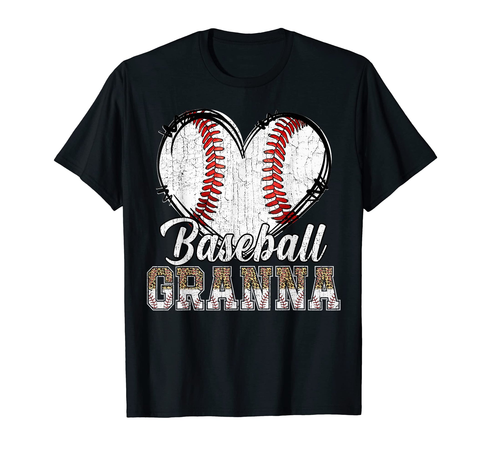 Softball Baseball Granna Heart T-Shirt - Streetwear Style for Adults - T-Shirt, Sweatshirt, Hoodie