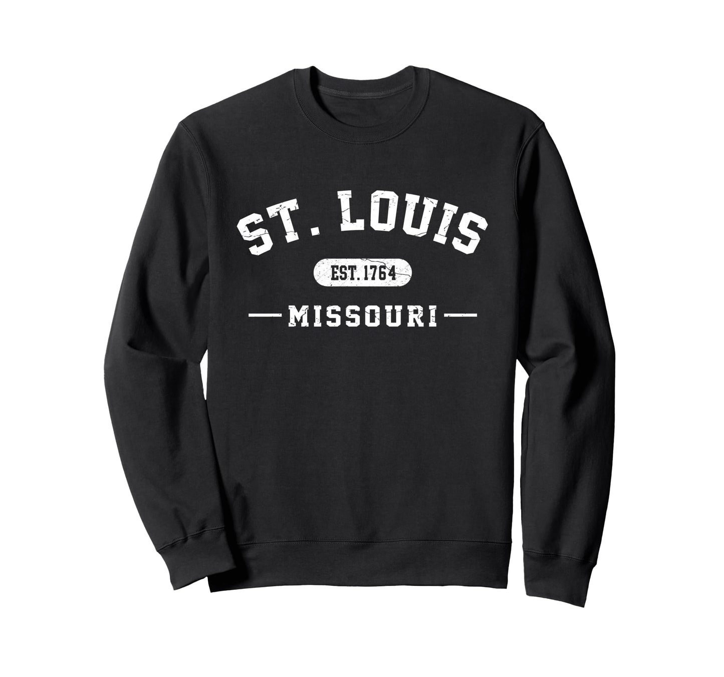St Louis Missouri Est 1764 Athletic Sweatshirt - Graphic Print Unisex - T-Shirt, Sweatshirt, Hoodie