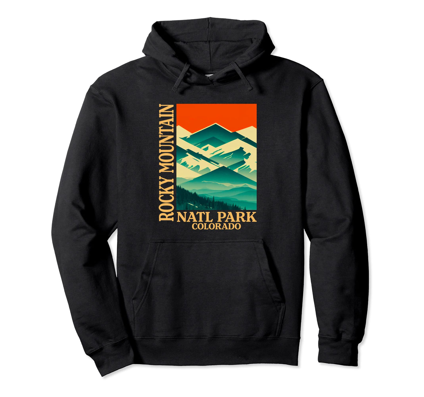 Colorado Rocky Mountain National Park Hoodie - Novelty Apparel Unisex - T-Shirt, Sweatshirt, Hoodie