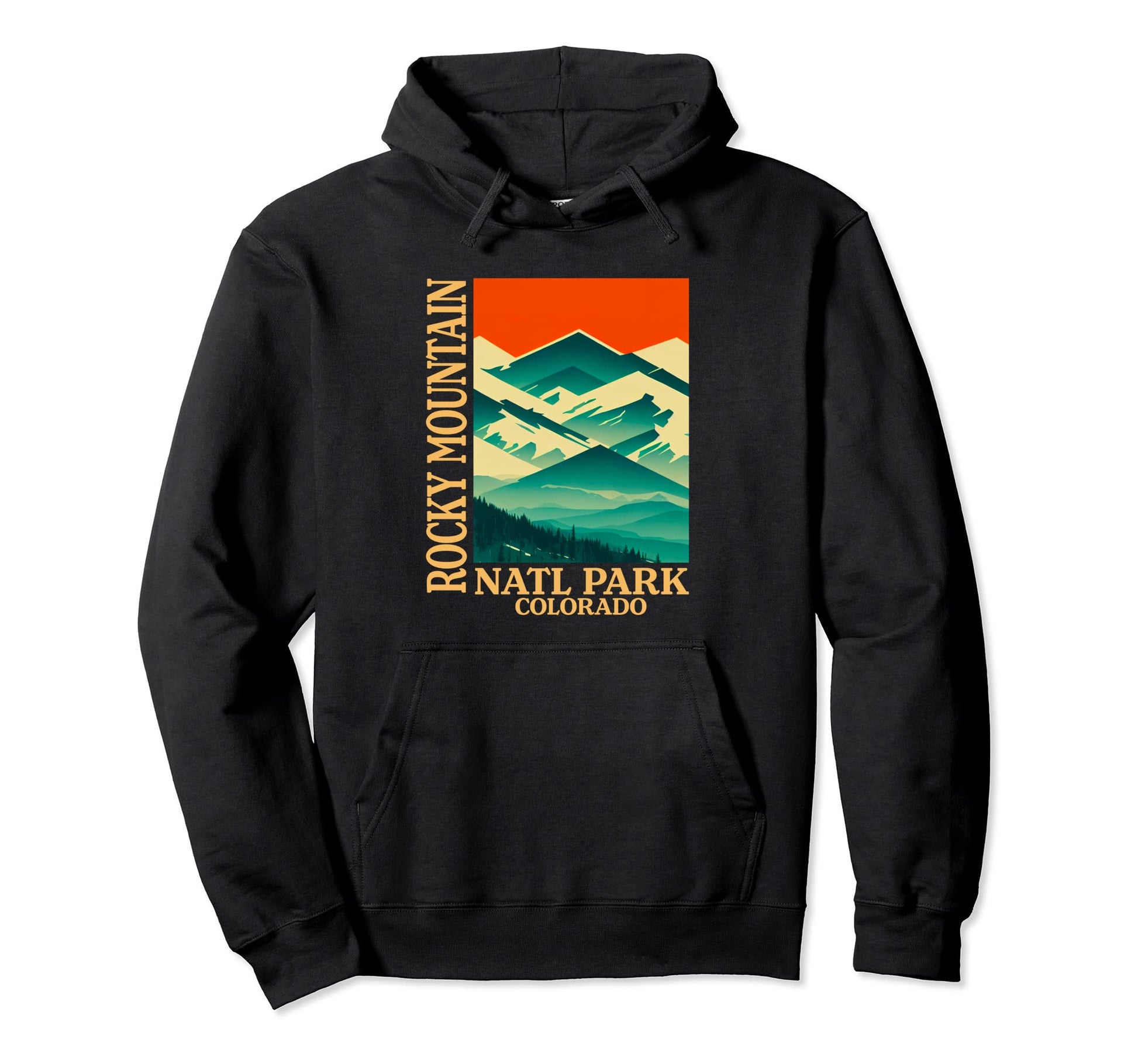 Colorado Rocky Mountain National Park Hoodie - Novelty Apparel Unisex - T-Shirt, Sweatshirt, Hoodie
