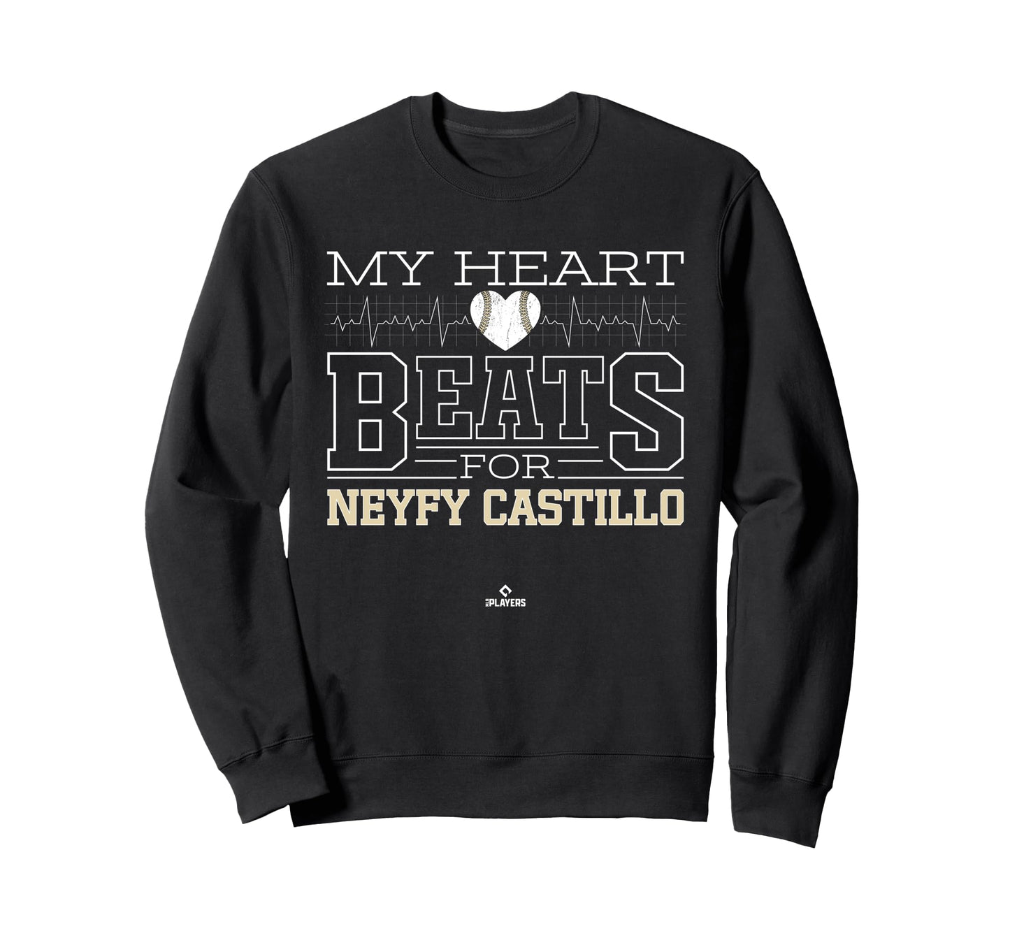 My Heart Beats Neyfy Castillo Sweatshirt - Trendy Graphic Men Women - T-Shirt, Sweatshirt, Hoodie
