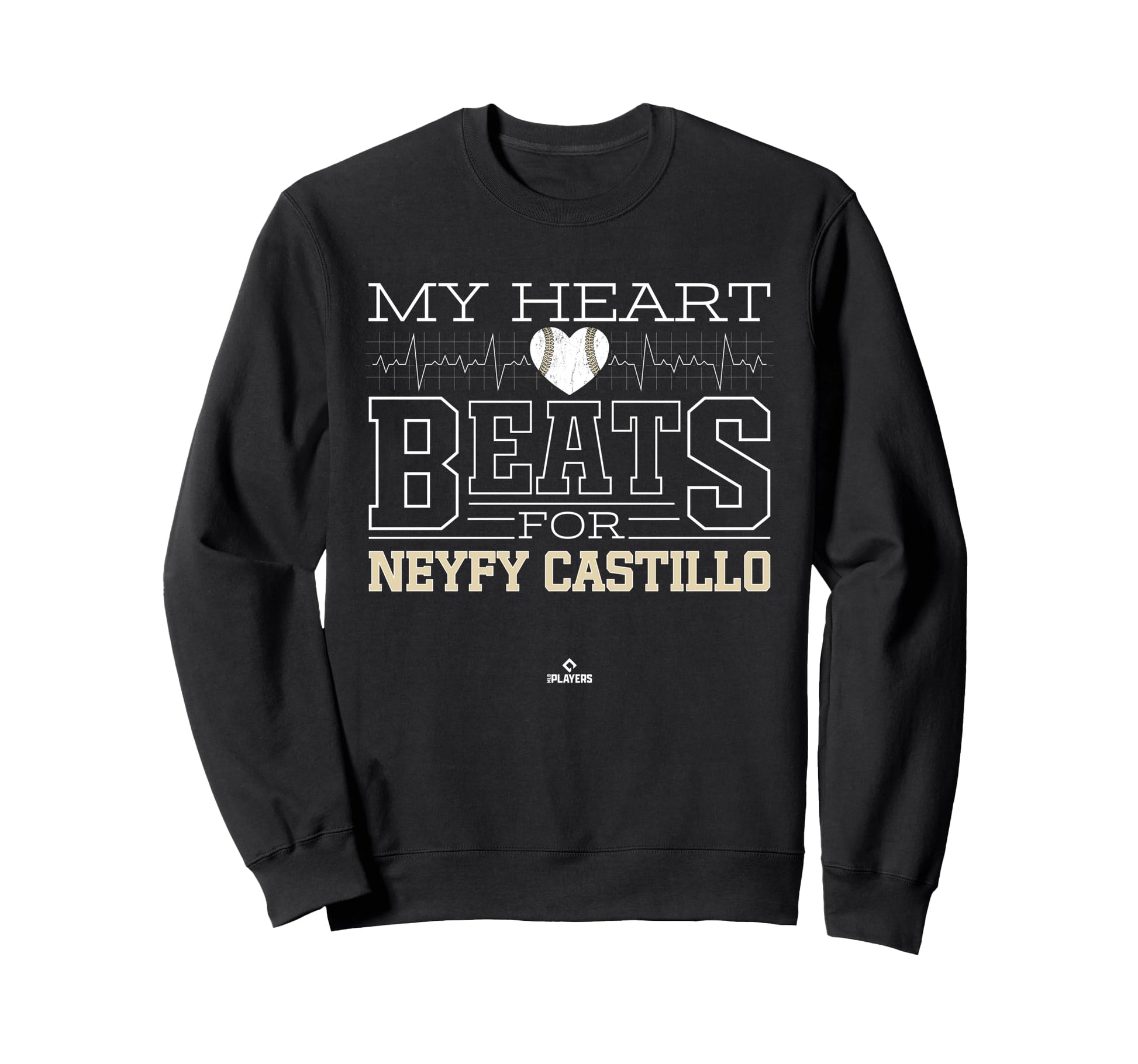 My Heart Beats Neyfy Castillo Sweatshirt - Trendy Graphic Men Women - T-Shirt, Sweatshirt, Hoodie