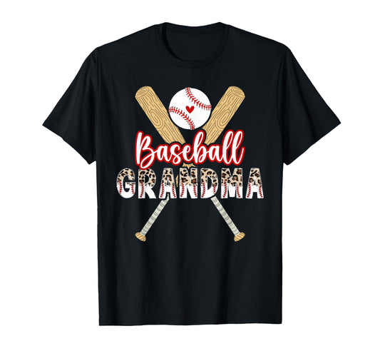 Baseball Grandma Baseball Player T-Shirt - Fun Novelty Design for Adults - T-Shirt, Sweatshirt, Hoodie