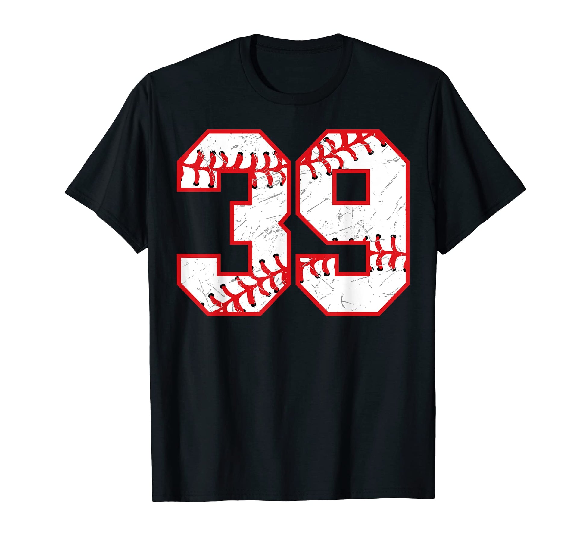 39 Birthday Baseball Theme Bday Party T-Shirt - Unique Graphic Men Women - T-Shirt, Sweatshirt, Hoodie
