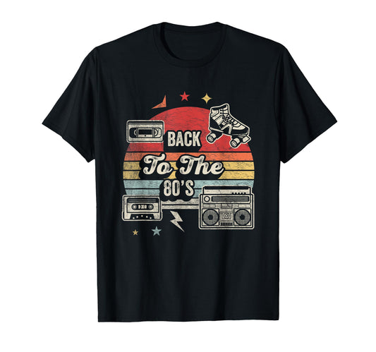 Back To 80S Nostalgia T-Shirt - Novelty Apparel for Adults - T-Shirt, Sweatshirt, Hoodie