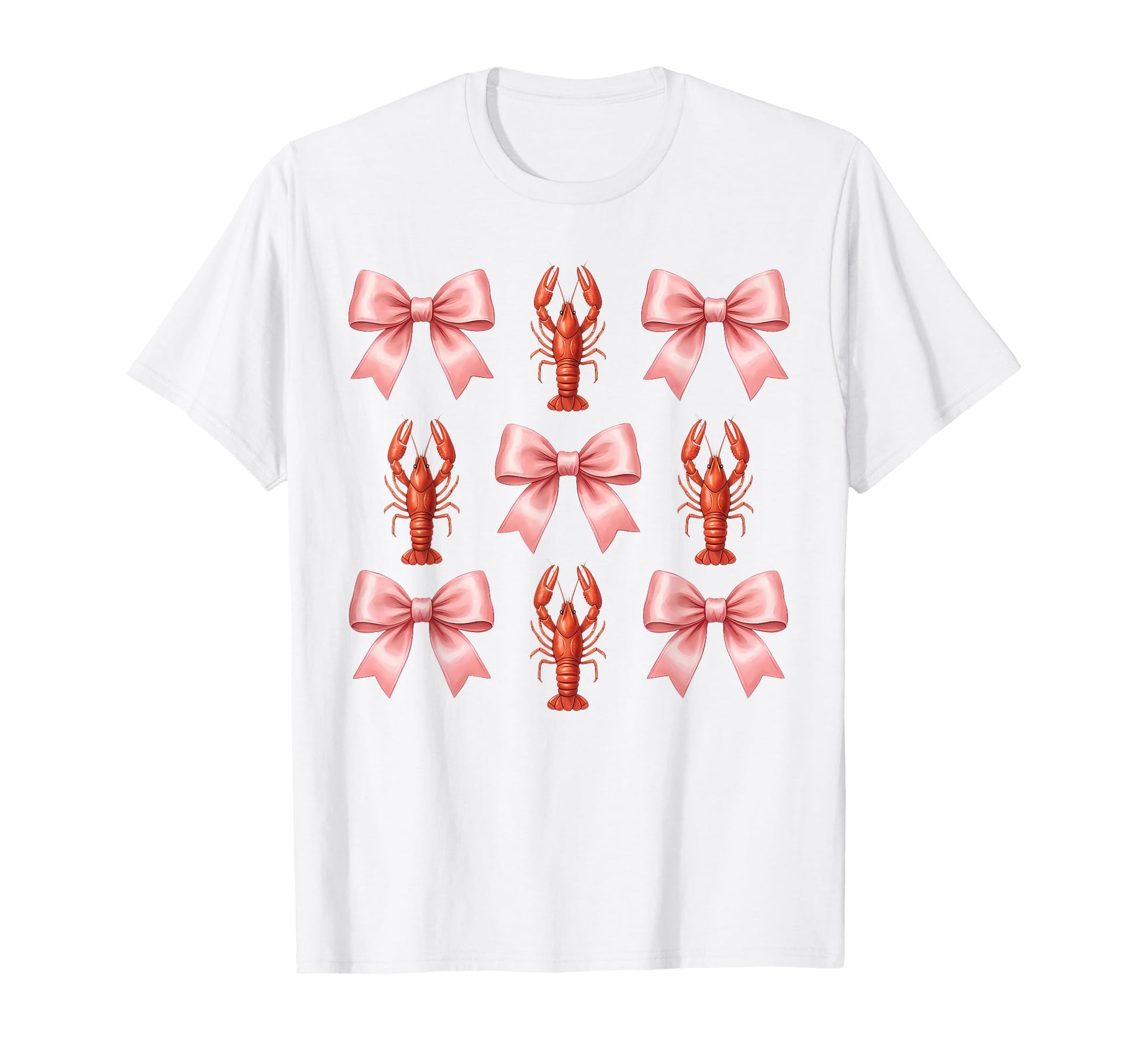 Funny Bow Coquette Crawfish Boil Y2K T-Shirt - Streetwear Style Men Women - T-Shirt, Sweatshirt, Hoodie