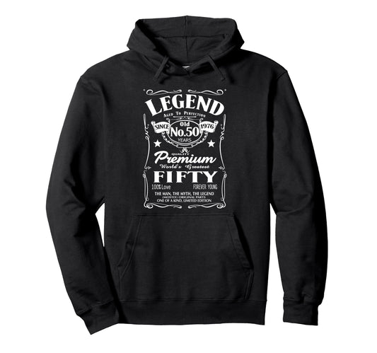 1976 50Th Birthday Original Est 76 Hoodie - Custom Art Print Unisex - T-Shirt, Sweatshirt, Hoodie