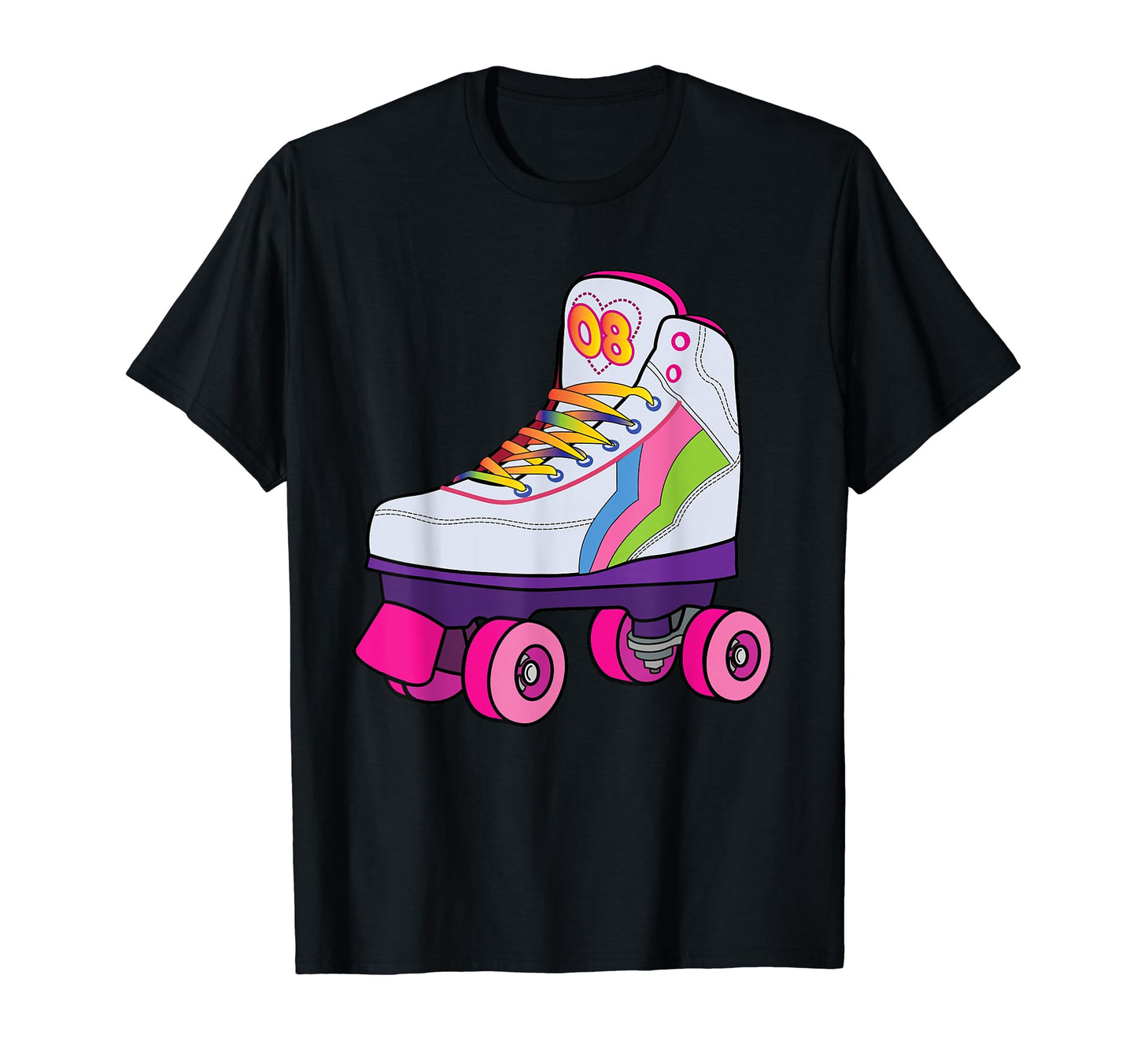 Funny Roller Skating Derby 70S 80S T-Shirt - Aesthetic Graphic for Adults - T-Shirt, Sweatshirt, Hoodie
