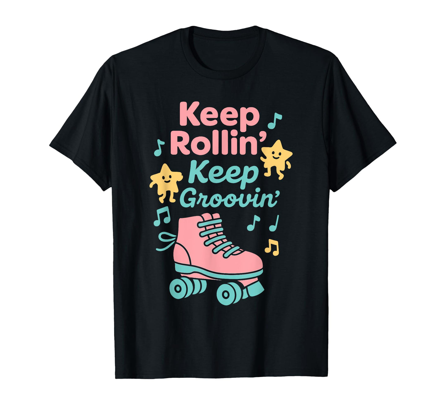Roller Rink Crew Skate Disco Vibes Rink T-Shirt - Custom Art Print Unisex - T-Shirt, Sweatshirt, Hoodie