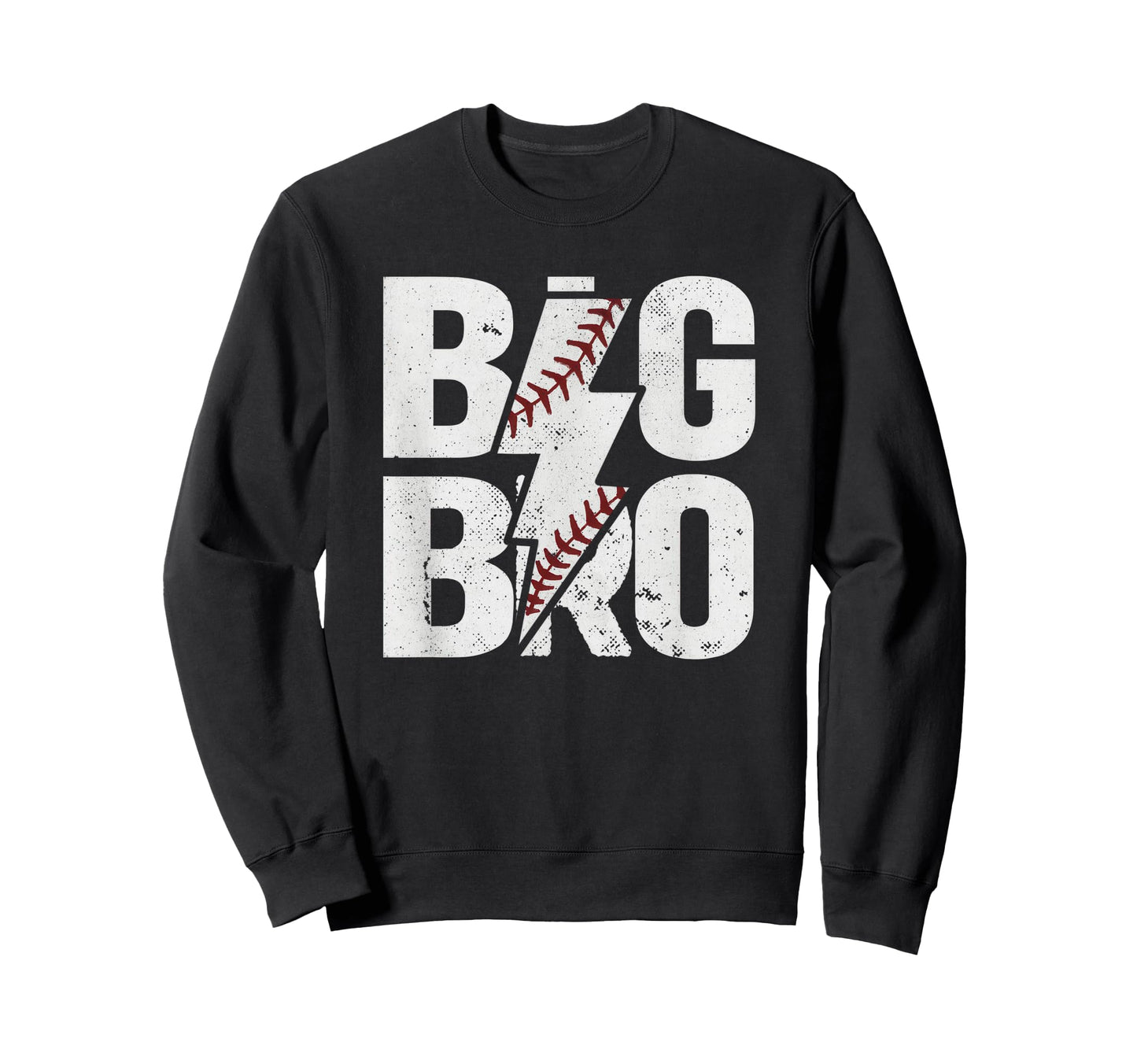 Lightning Bolt Big Bro Sweatshirt - Minimalist Print for Adults - T-Shirt, Sweatshirt, Hoodie