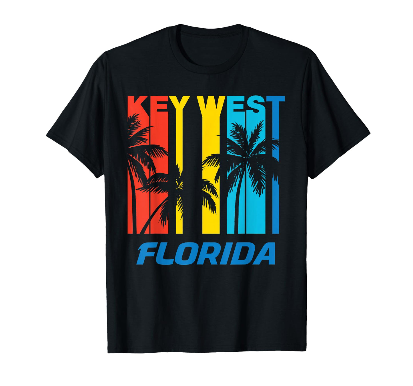 Key West Florida Palm Trees Vacation T-Shirt - Aesthetic Graphic Unisex - T-Shirt, Sweatshirt, Hoodie