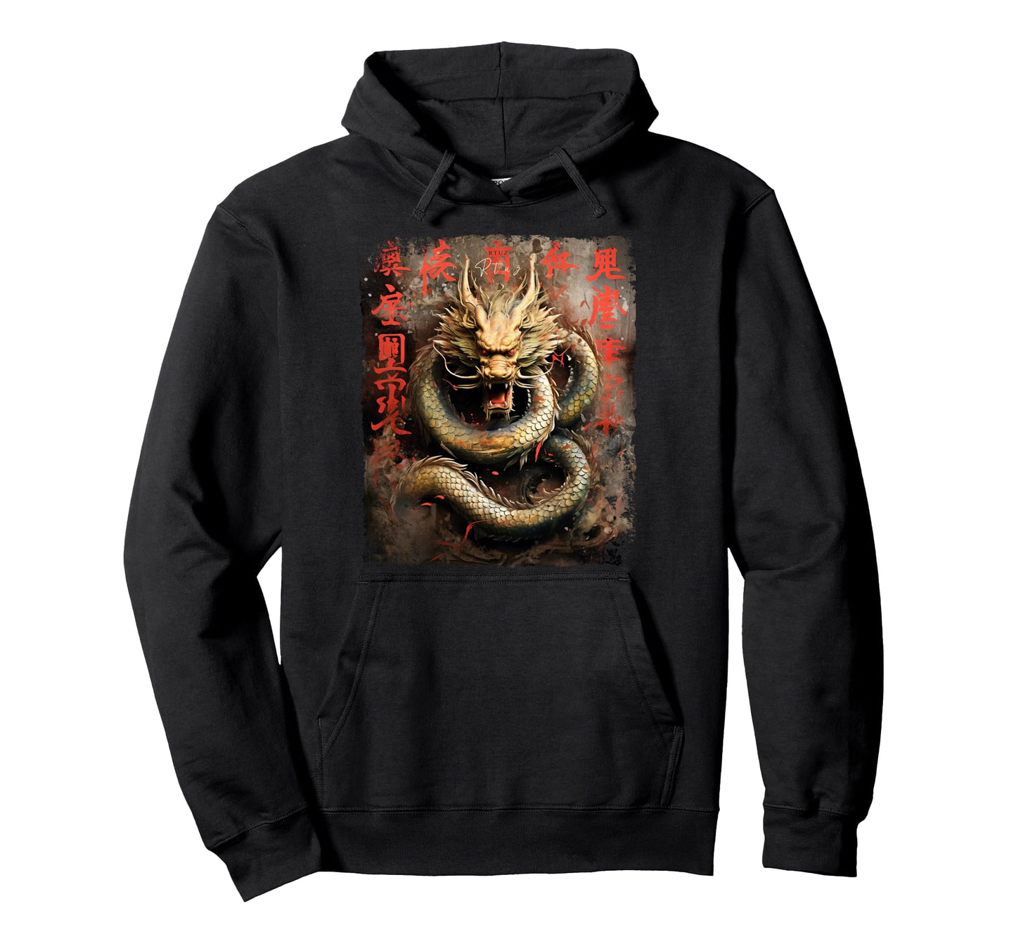 Aesthetic Dragon Streetwear Hoodie - Trendy Graphic for Adults - T-Shirt, Sweatshirt, Hoodie